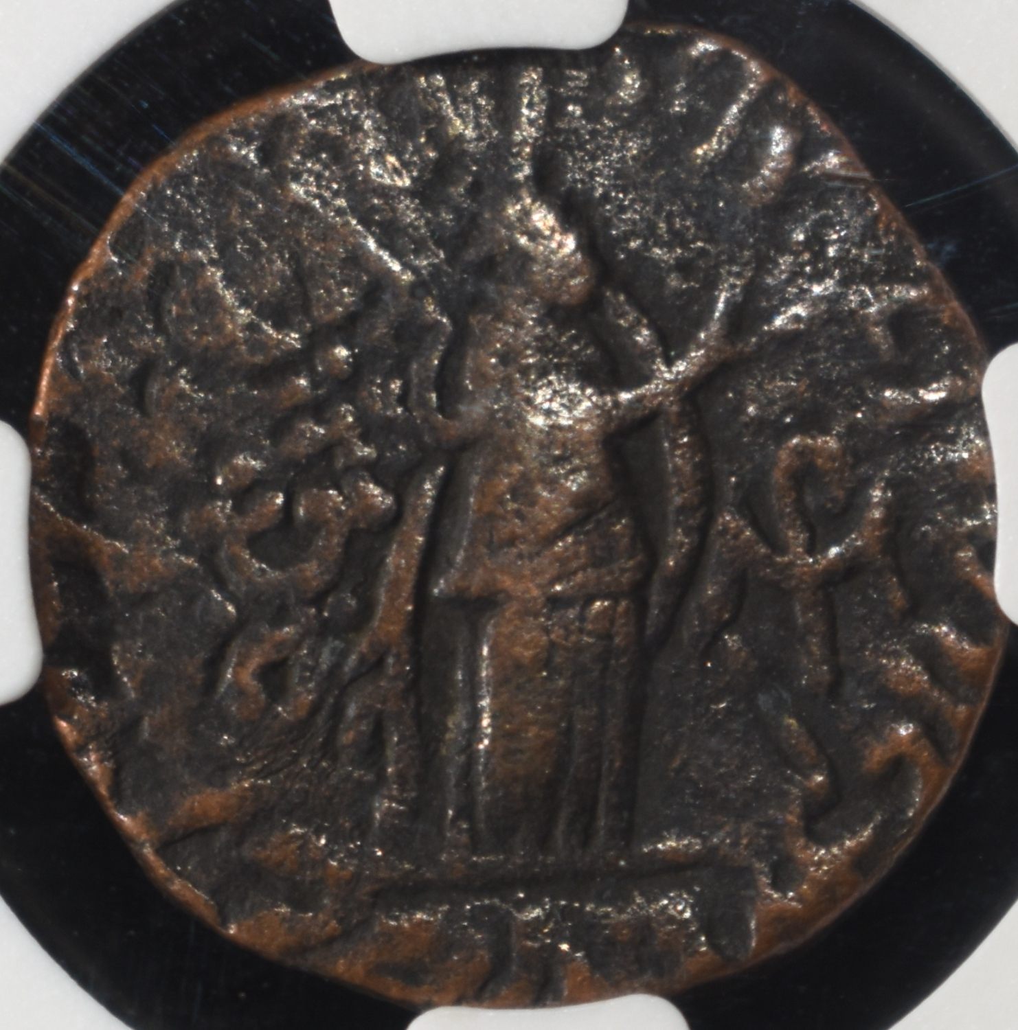 c.20-46 AD GREEK INDO-SCYTHIANS TETRADRACHM NGC F
