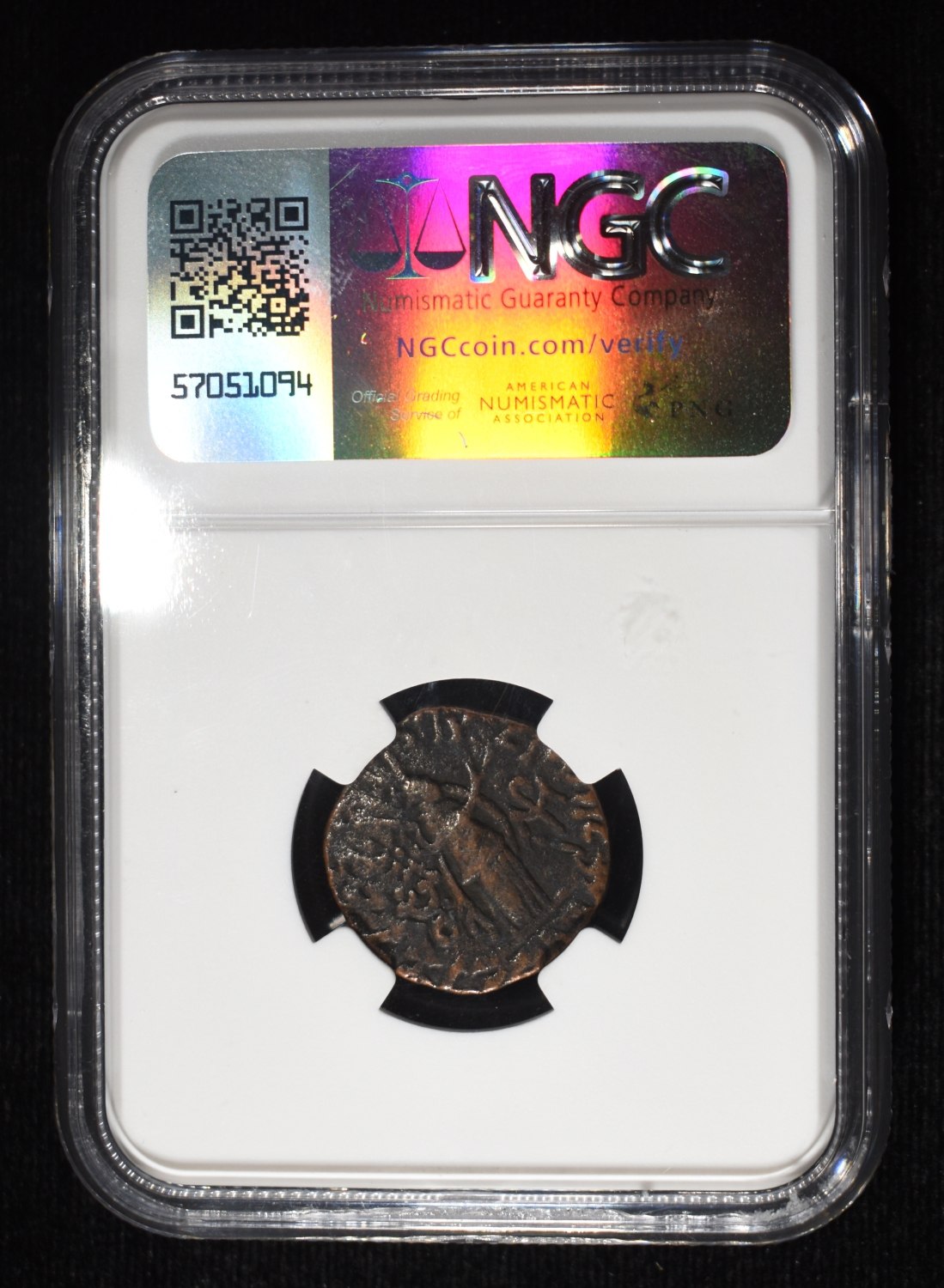 c.20-46 AD GREEK INDO-SCYTHIANS TETRADRACHM NGC F