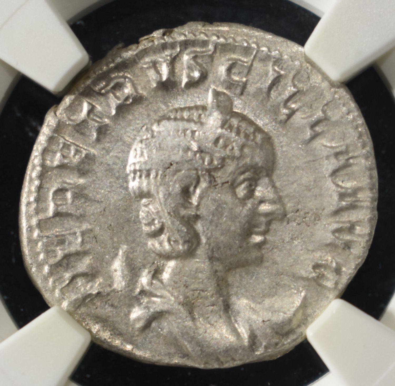 AD 249-253 H ESTRUSCILLA AR DOUBLE-DENARIUS NGC XF