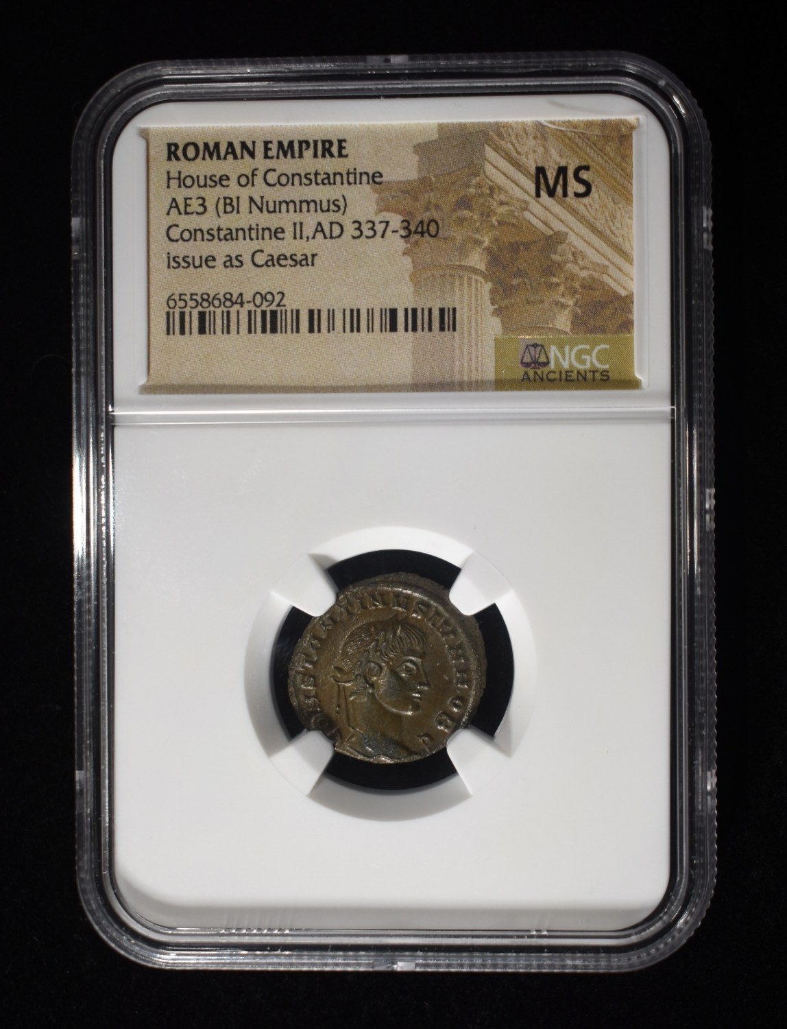 AD 337-340 CONSTANTINE II ROMAN EMPIRE NGC MS