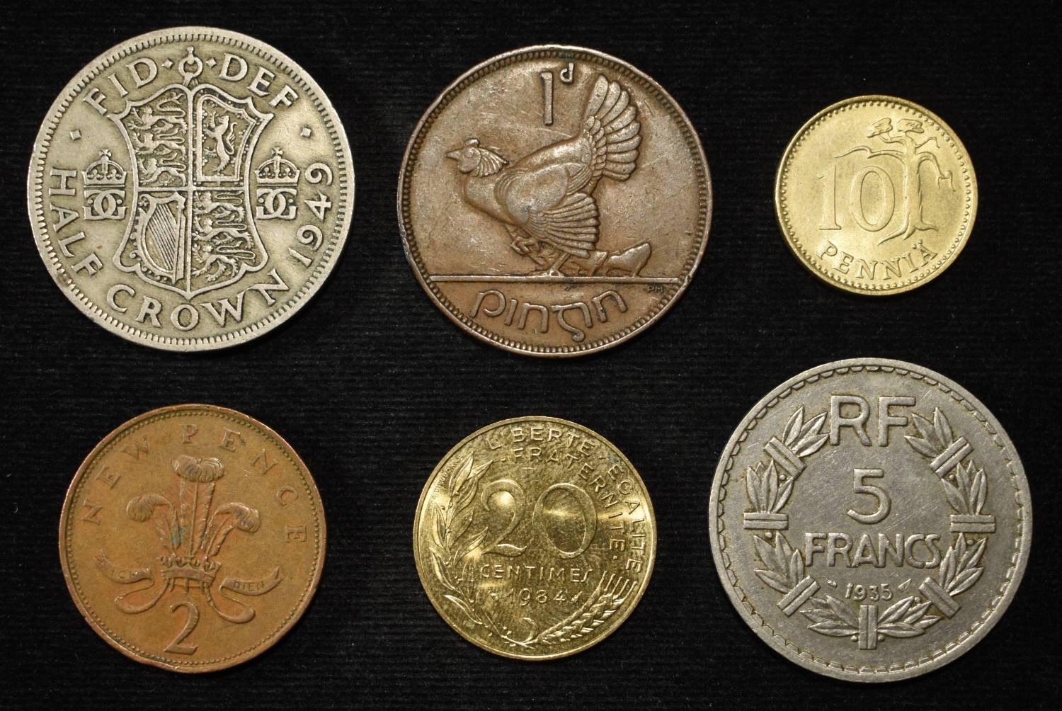 5 LBS FOREIGN COINS NON- SILVER