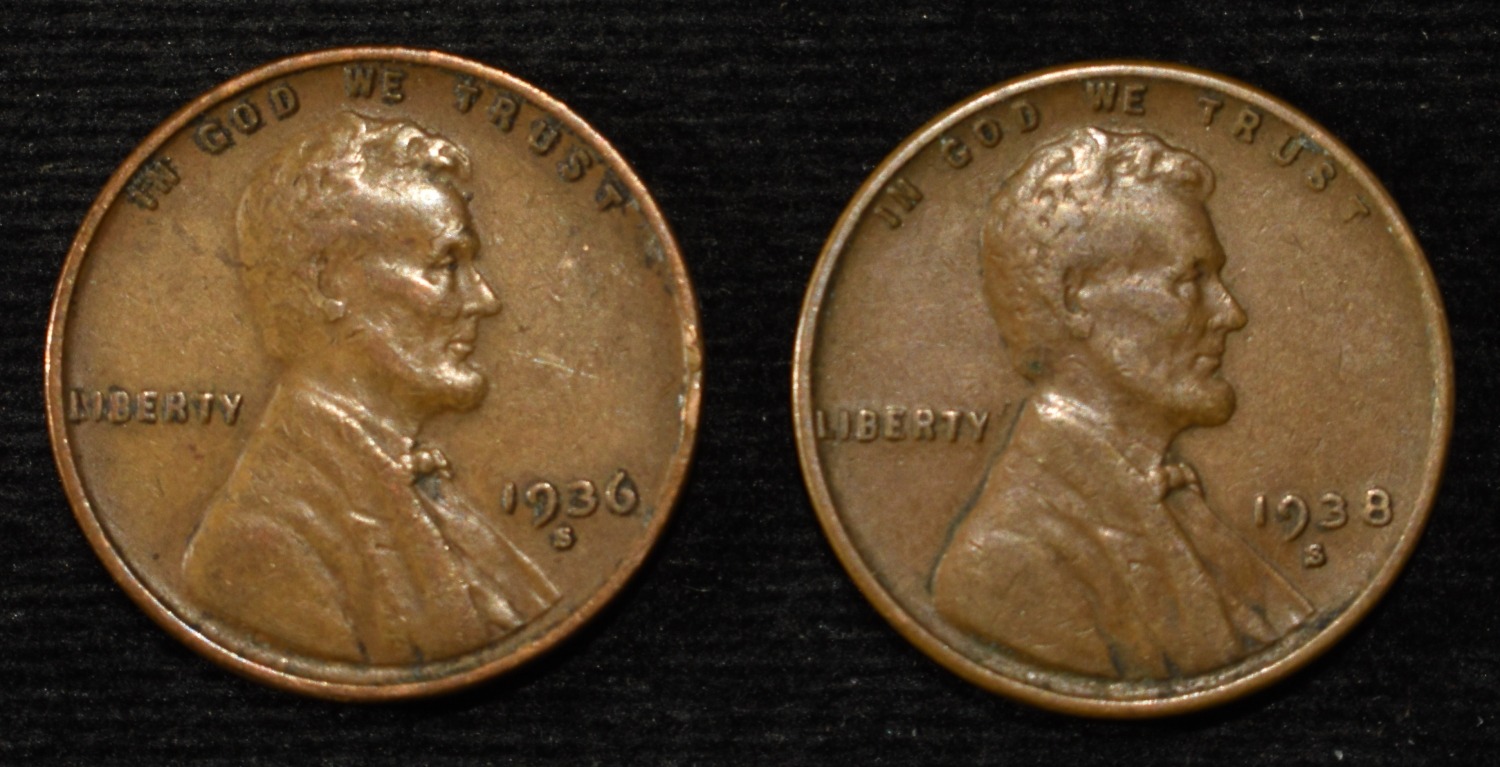 200 "S" MINT WHEAT CENTS