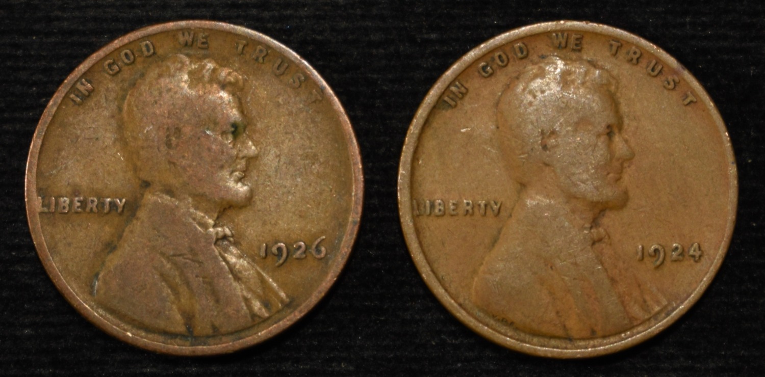(95) WHEAT CENTS FROM THE 20'S