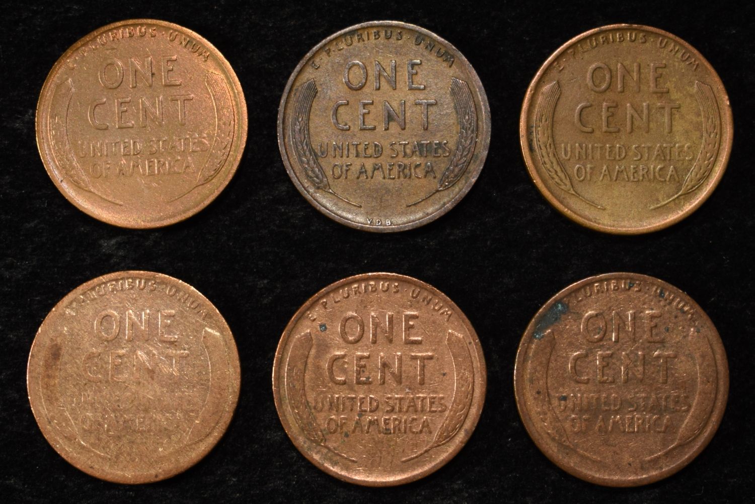 (6) WHEAT CENTS