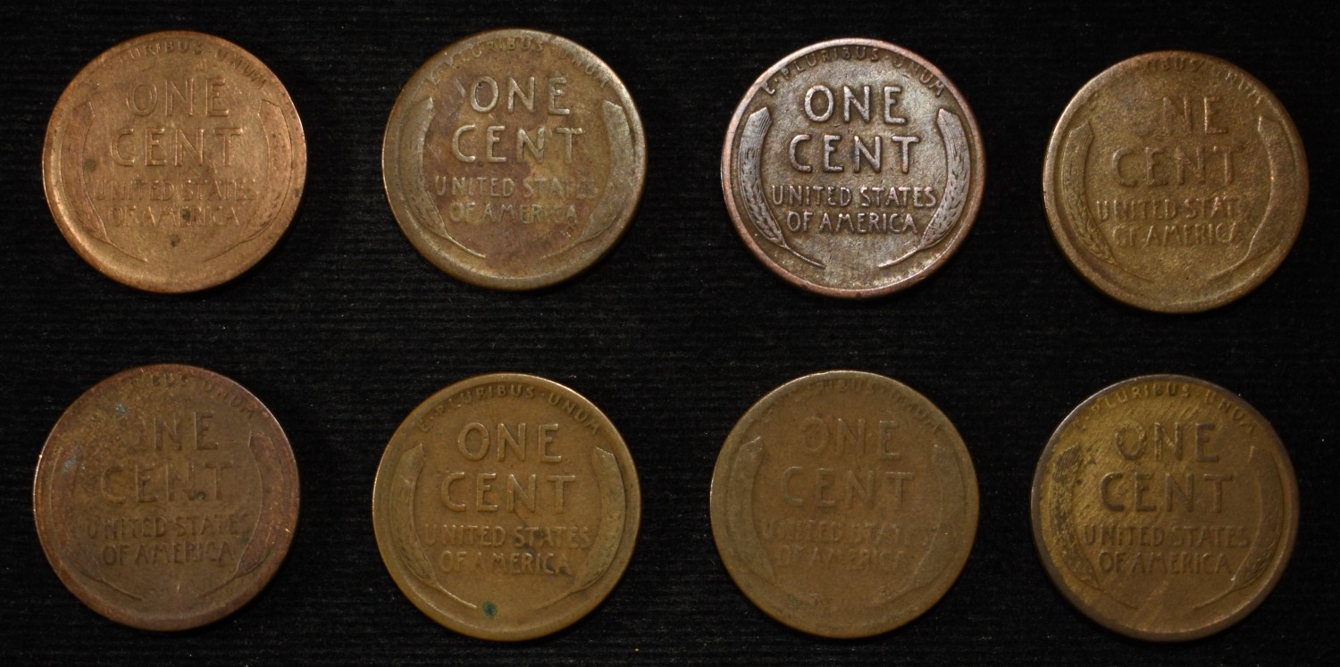 8 NICE EARLY SEMIKEY WHEAT CENTS