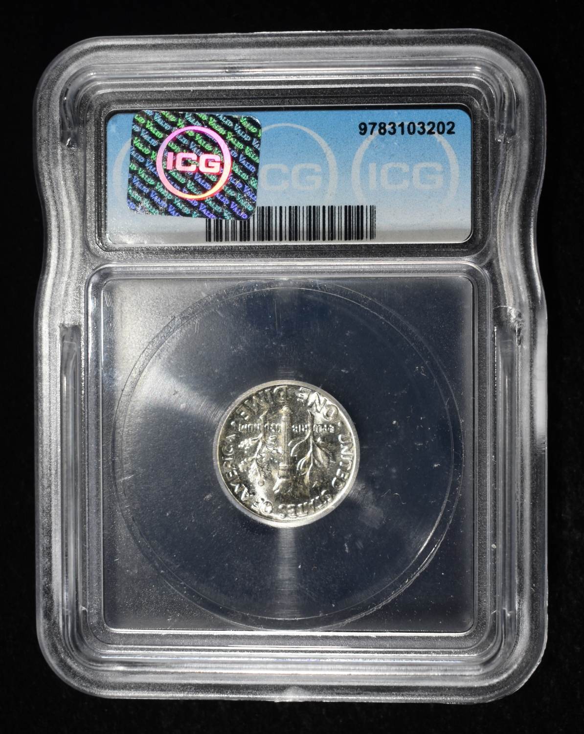 1959 ROOSEVELT DIME ICG MS67