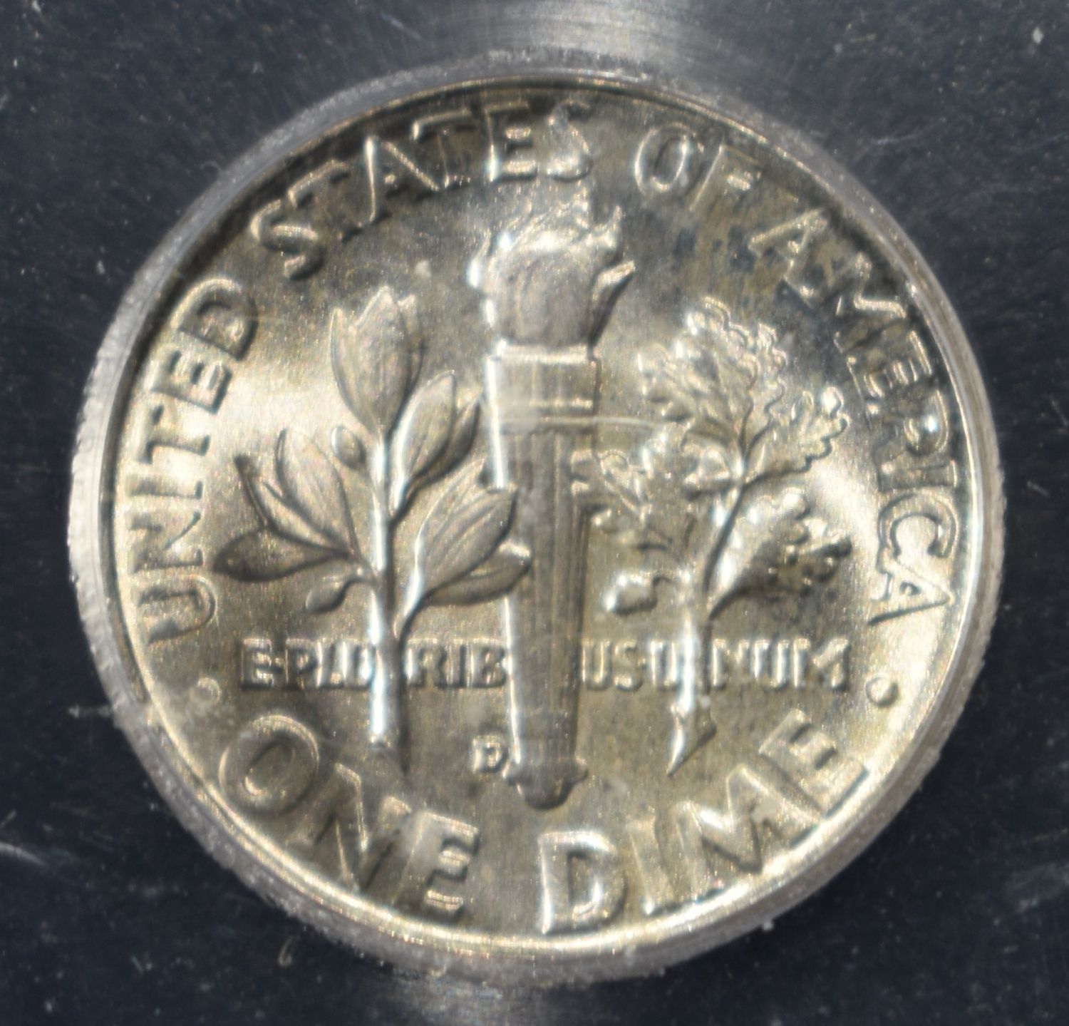 1962-D ROOSEVELT DIME ICG MS67