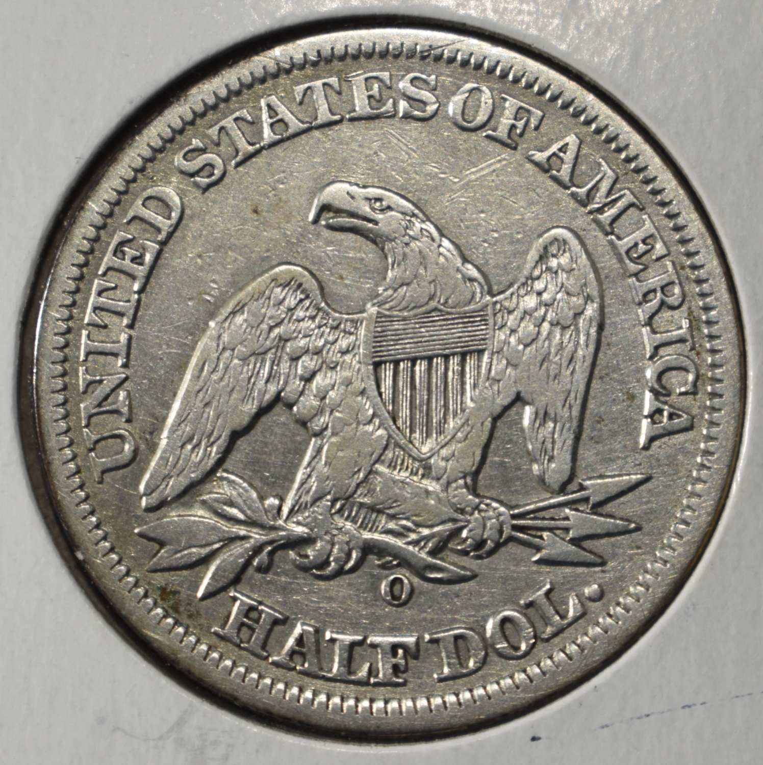 1854-O LIBERTY SEATED HALF DOLLAR XF/AU