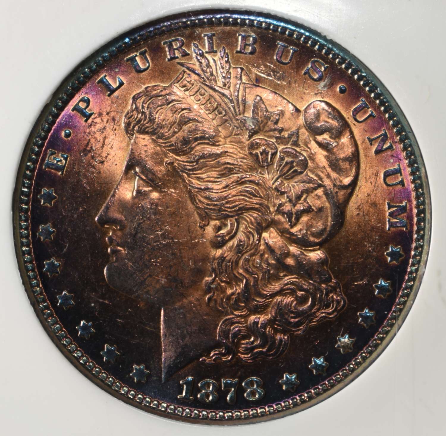 1878-S MORGAN DOLLAR PCI SUPERB GEM BU PL