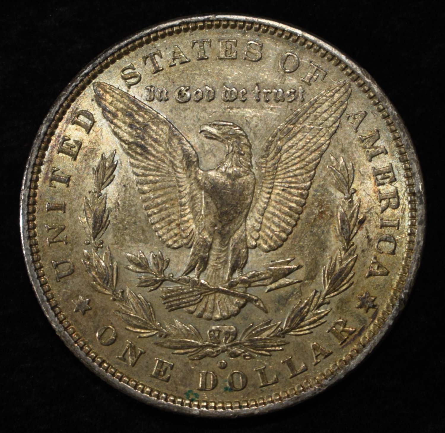 1880-O MORGAN DOLLAR AU