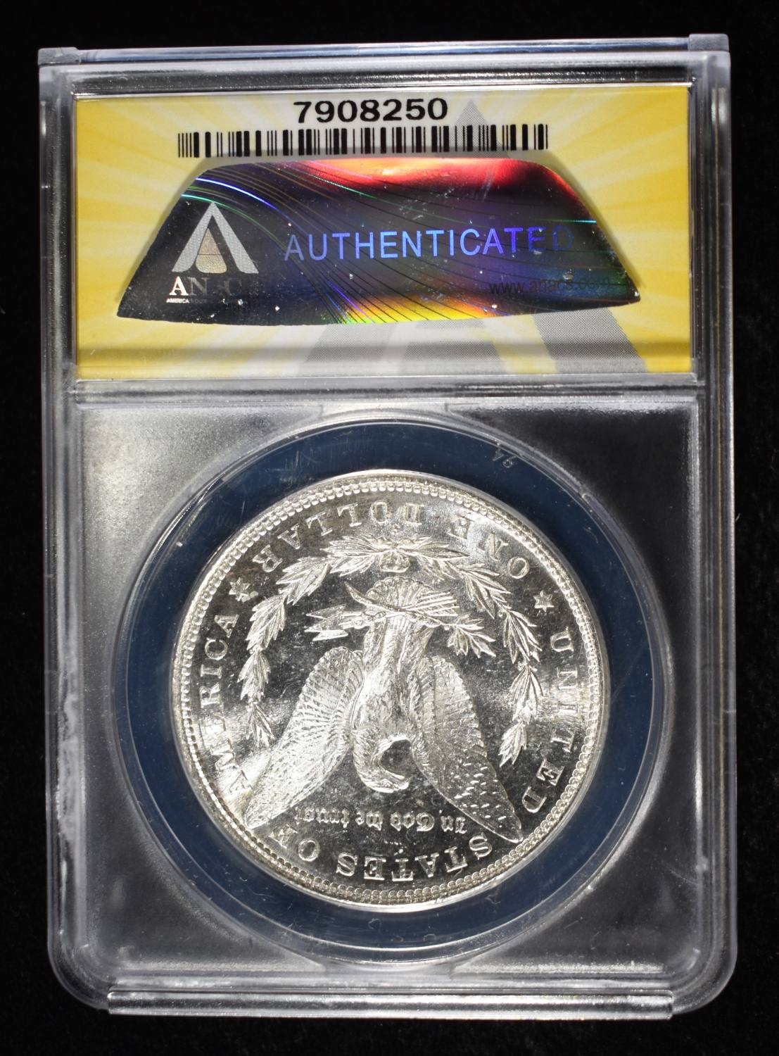 1880-S MORGAN DOLLAR ANACS MS-61 LOOKS PL