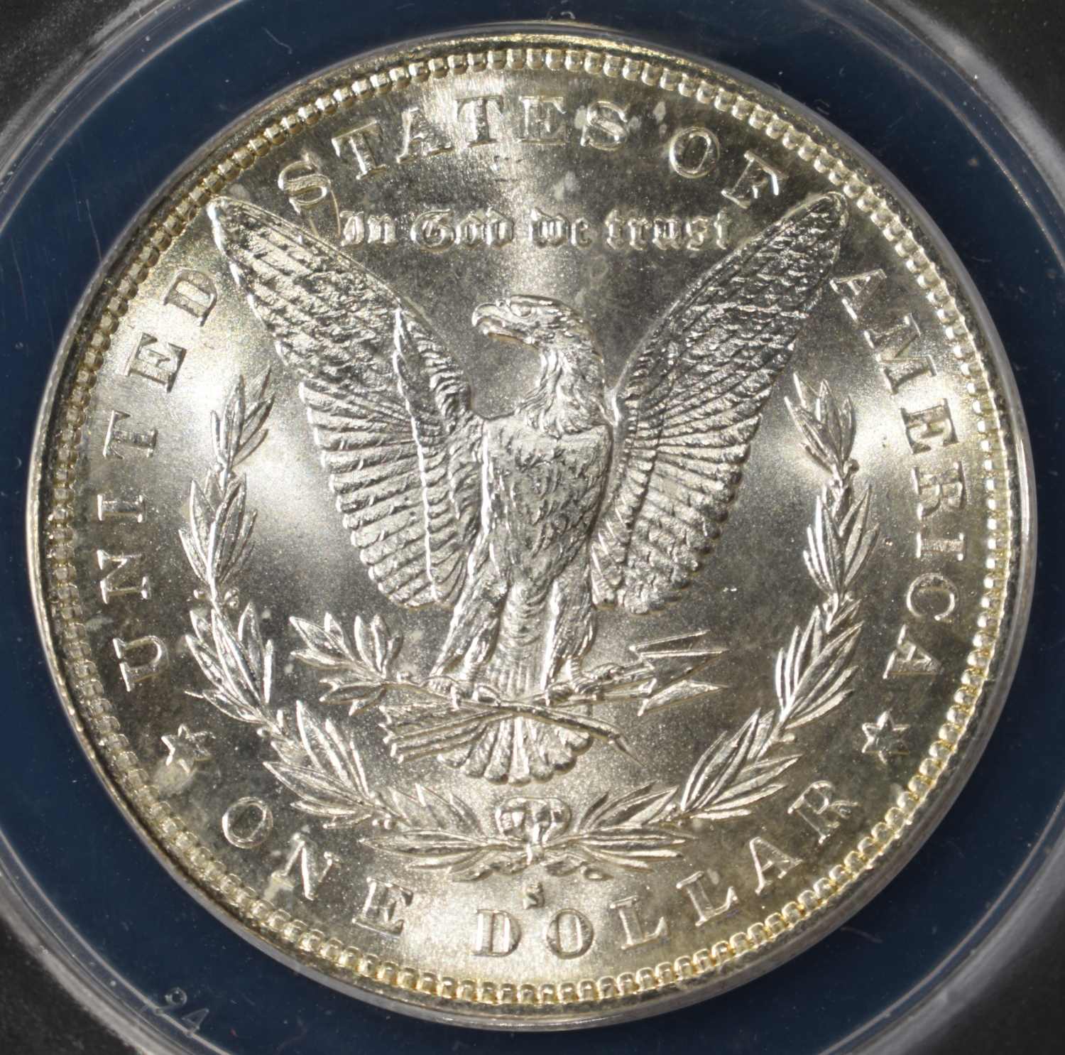 1882-S MORGAN DOLLAR ANACS MS-64