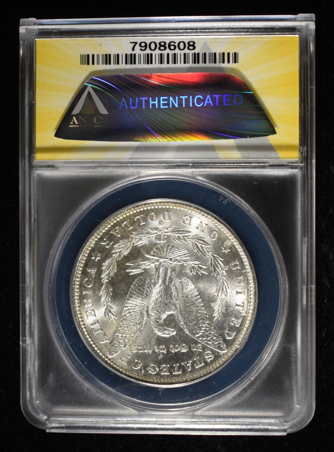 1882-S MORGAN DOLLAR ANACS MS-64