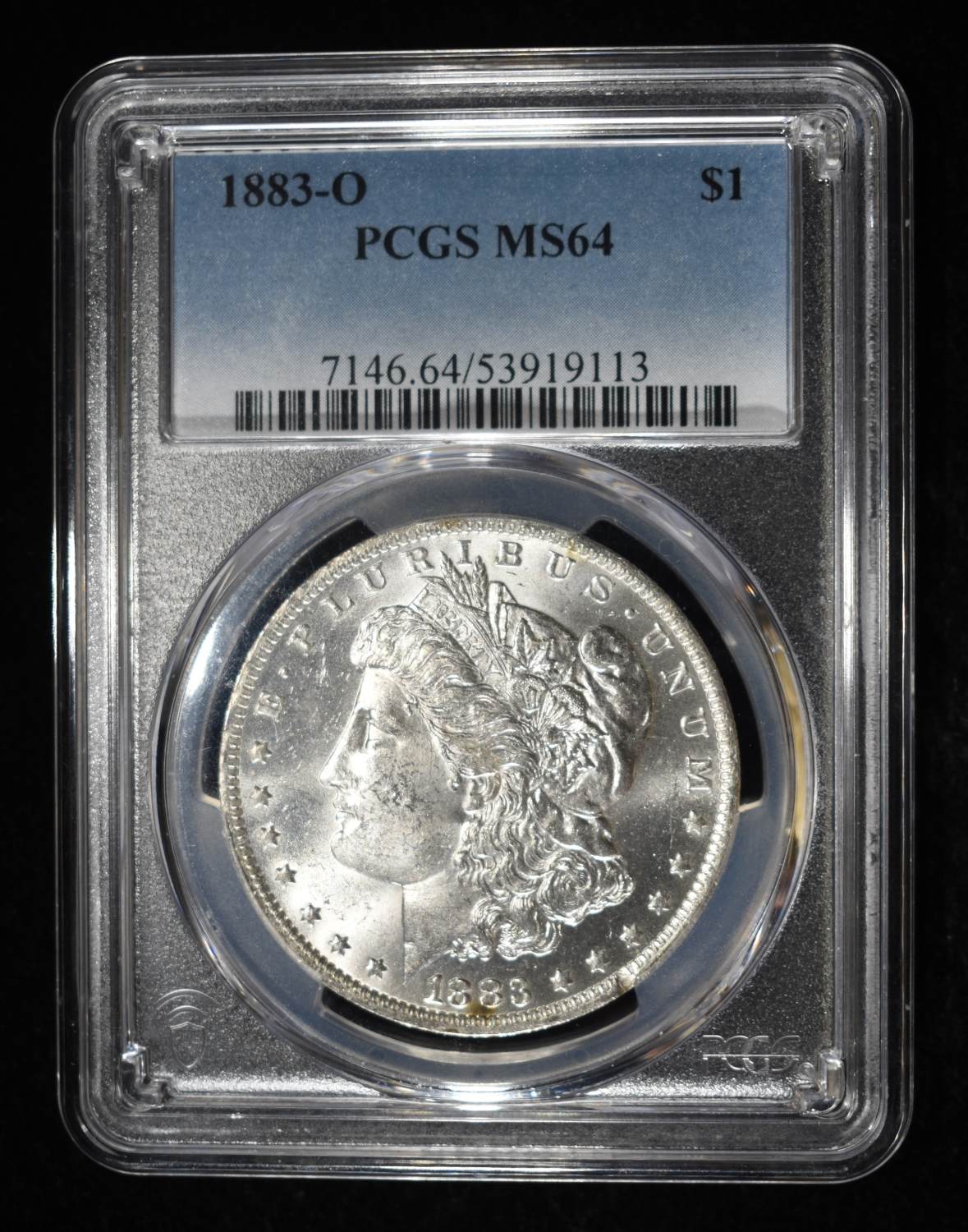 1883-O MORGAN DOLLAR PCGS MS-64