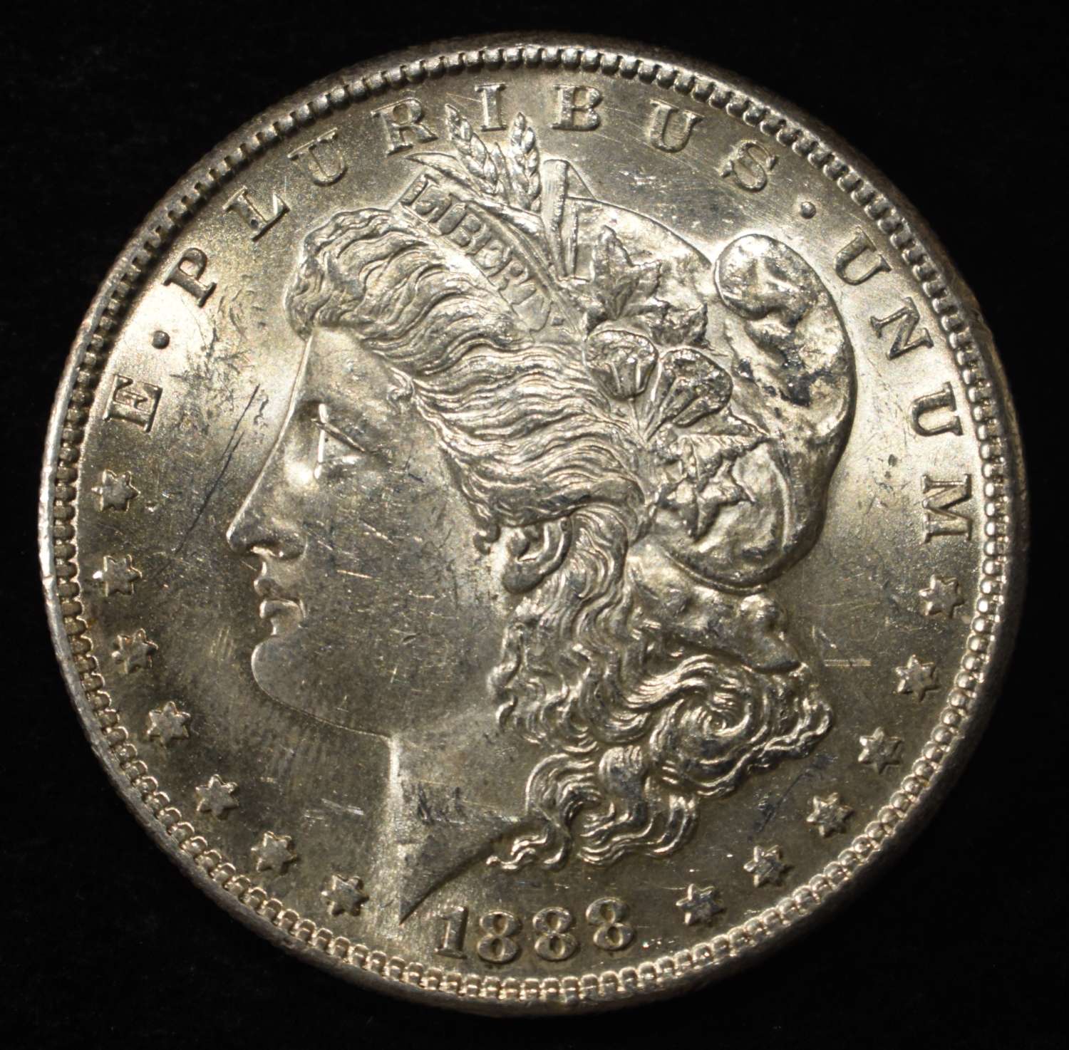 1888-S MORGAN DOLLAR CH BU
