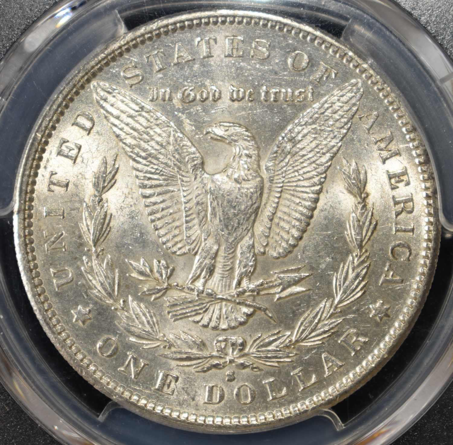 1891-S MORGAN DOLLAR PCGS AU-55