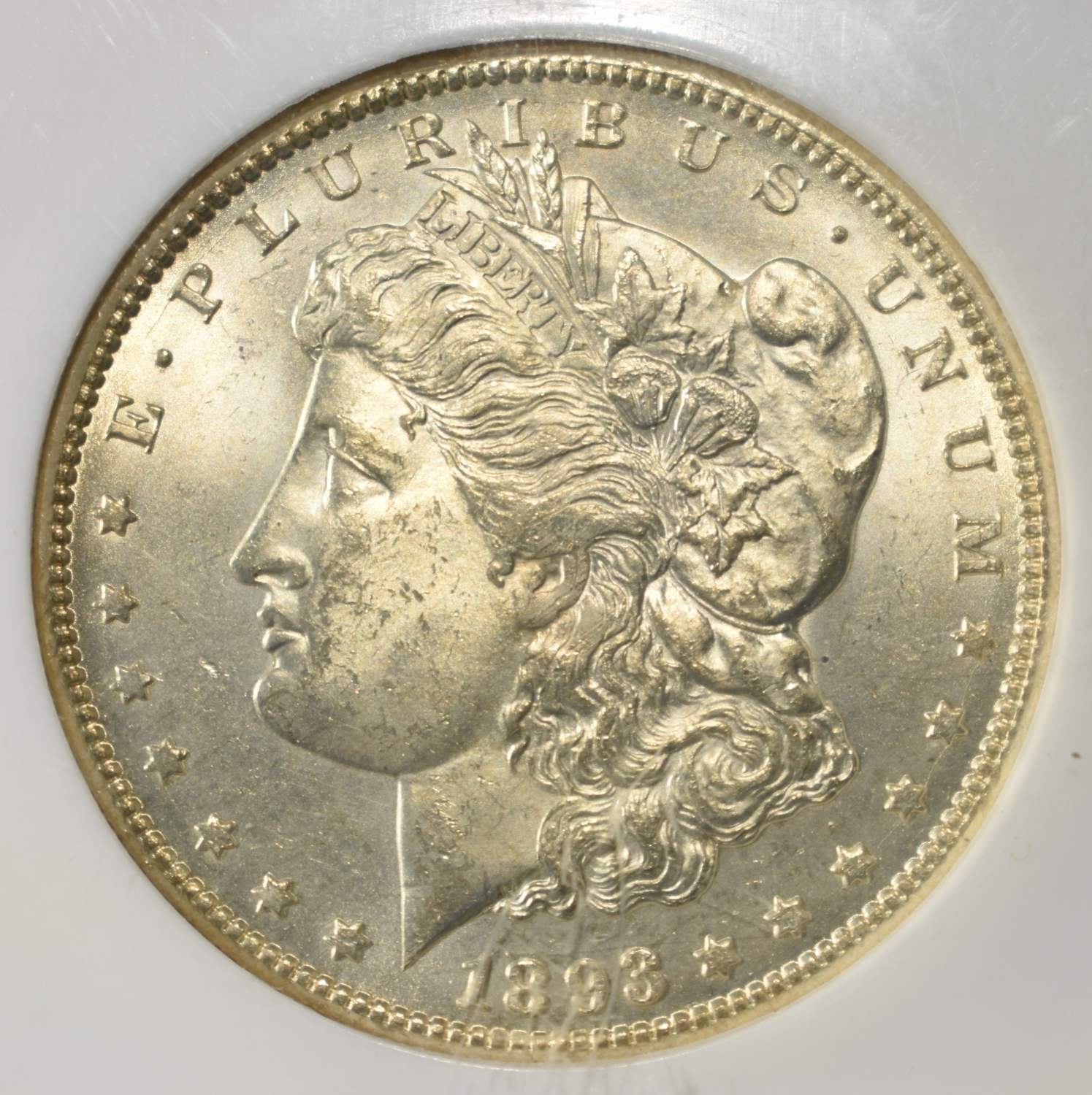 1893-CC MORGAN DOLLAR PCI GEM BU