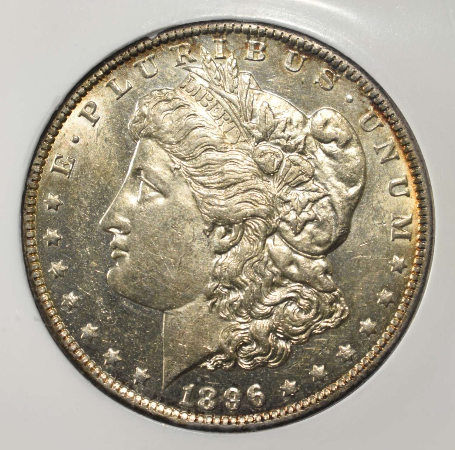 1896-O MORGAN DOLLAR PCI BU PL