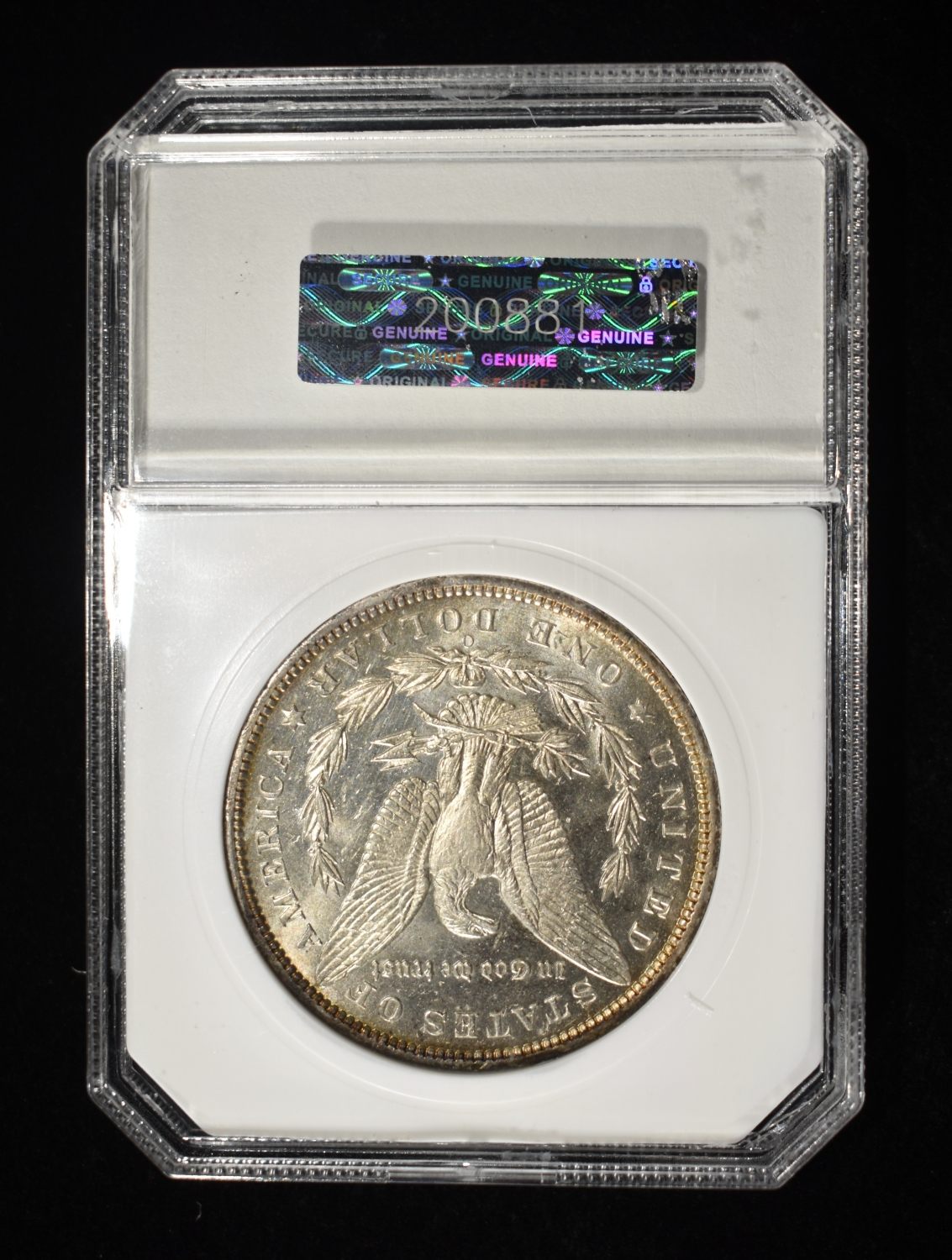1896-O MORGAN DOLLAR PCI BU PL