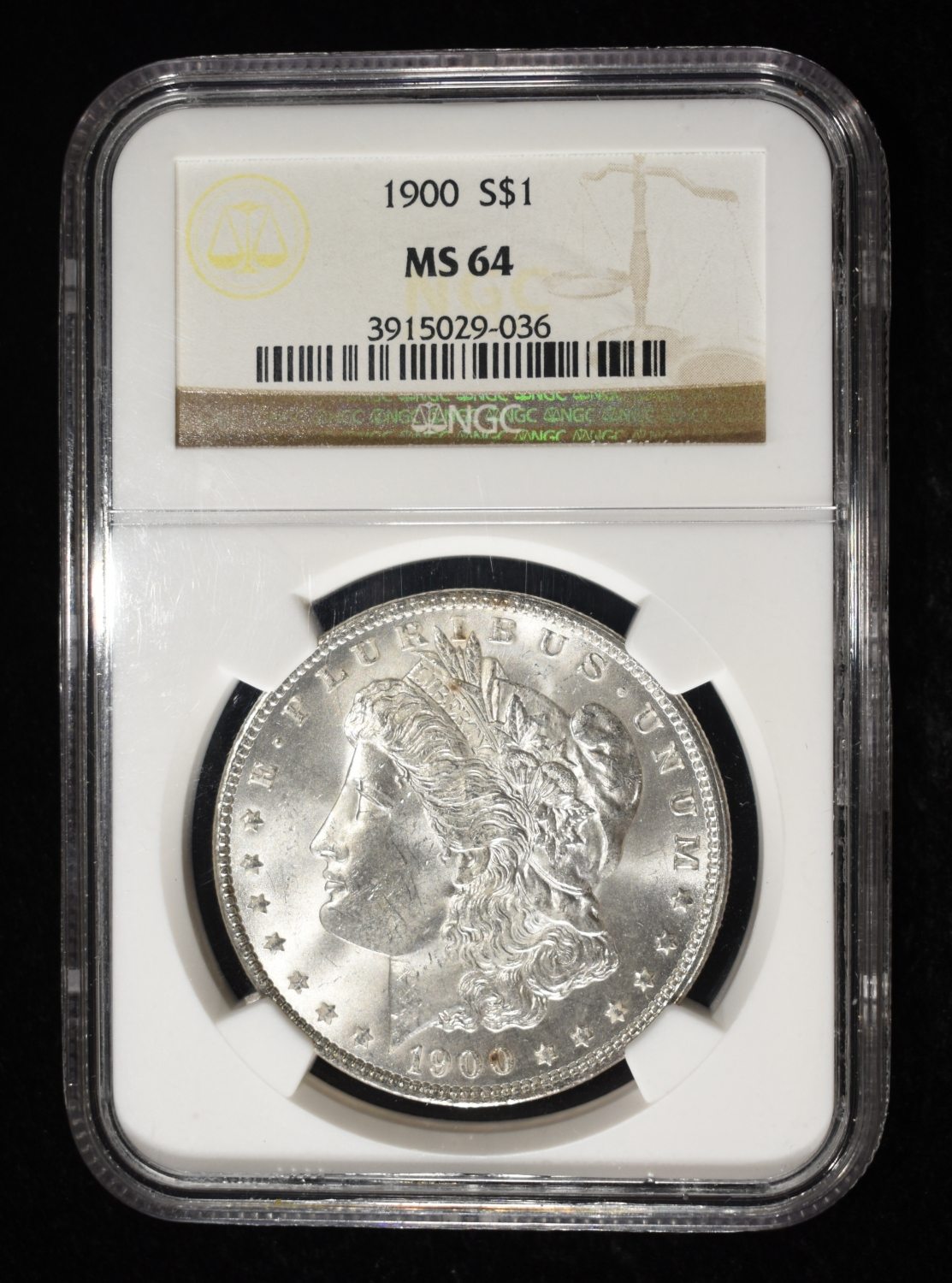 1900 MORGAN DOLLAR NGC MS-64