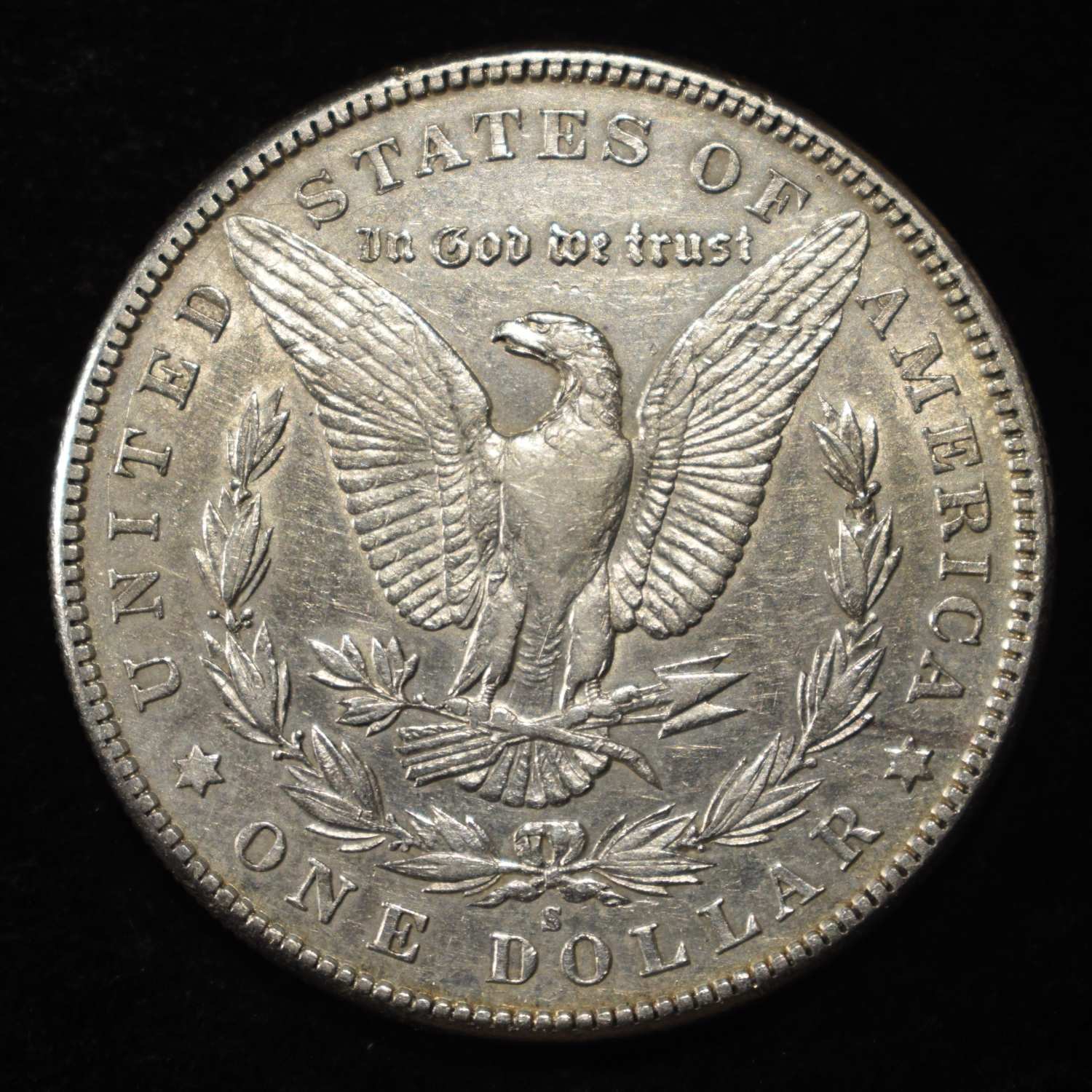 1904-S MORGAN DOLLAR AU/BU