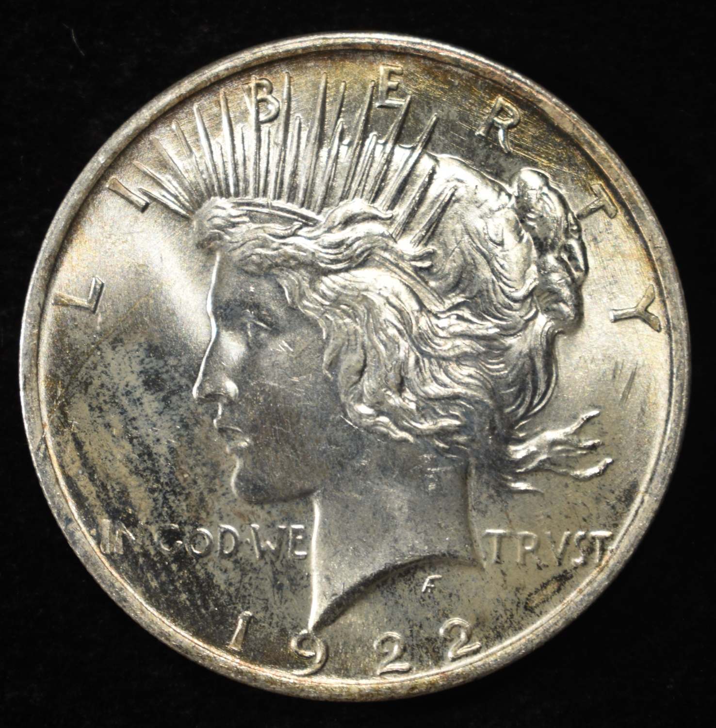 1922 PEACE DOLLAR GEM BU