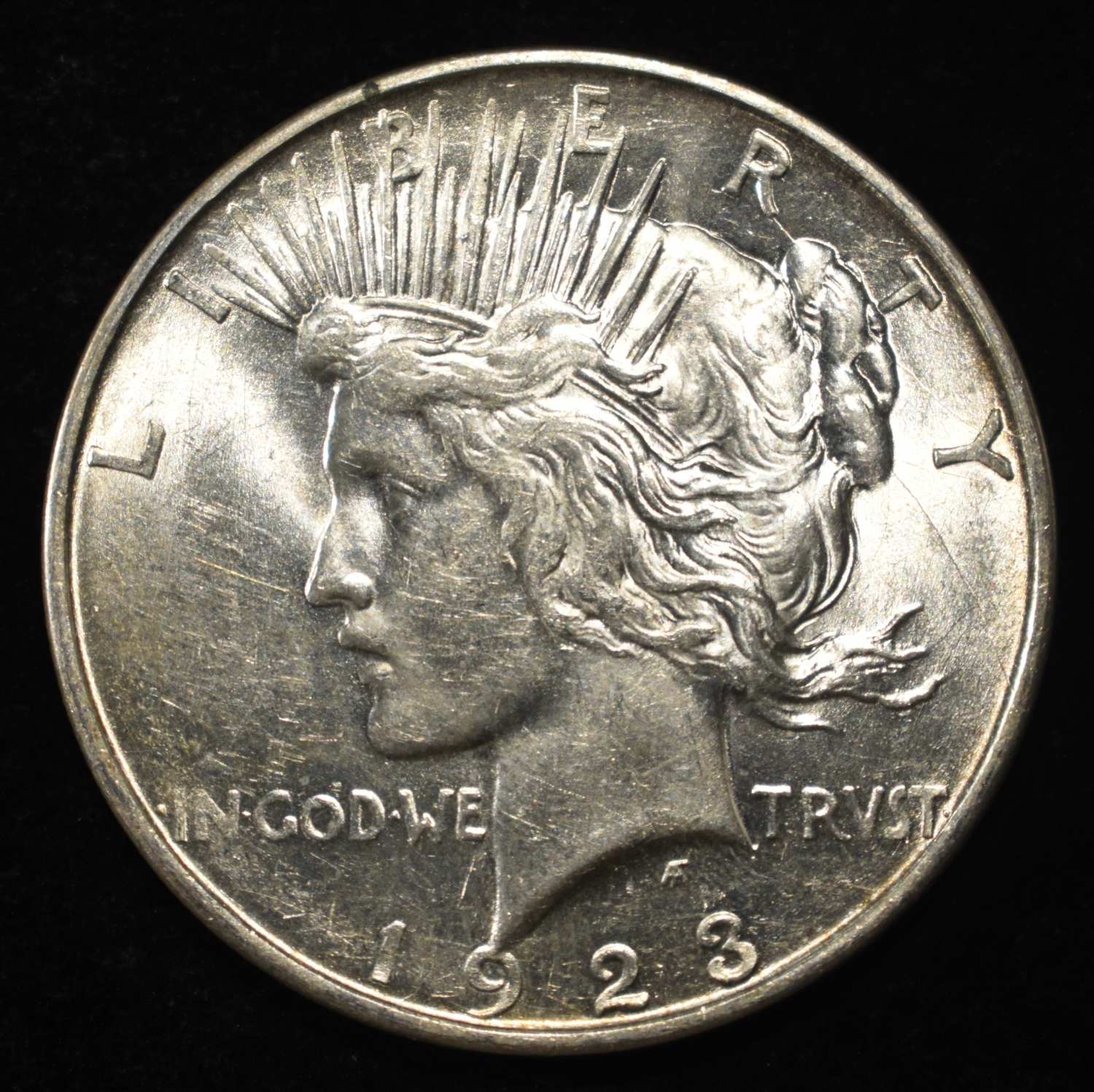 1923-D PEACE DOLLAR BU