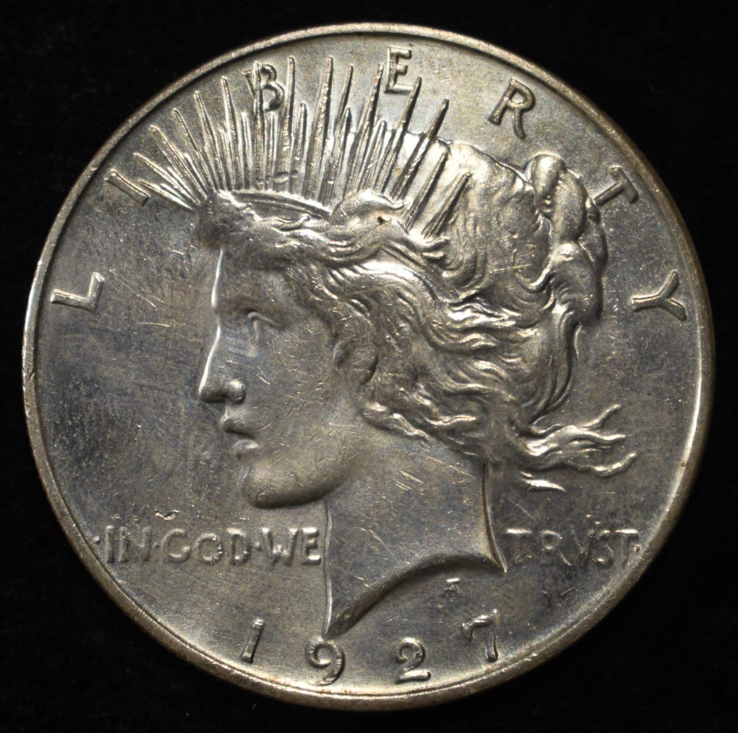 1927-D PEACE DOLLAR AU/BU