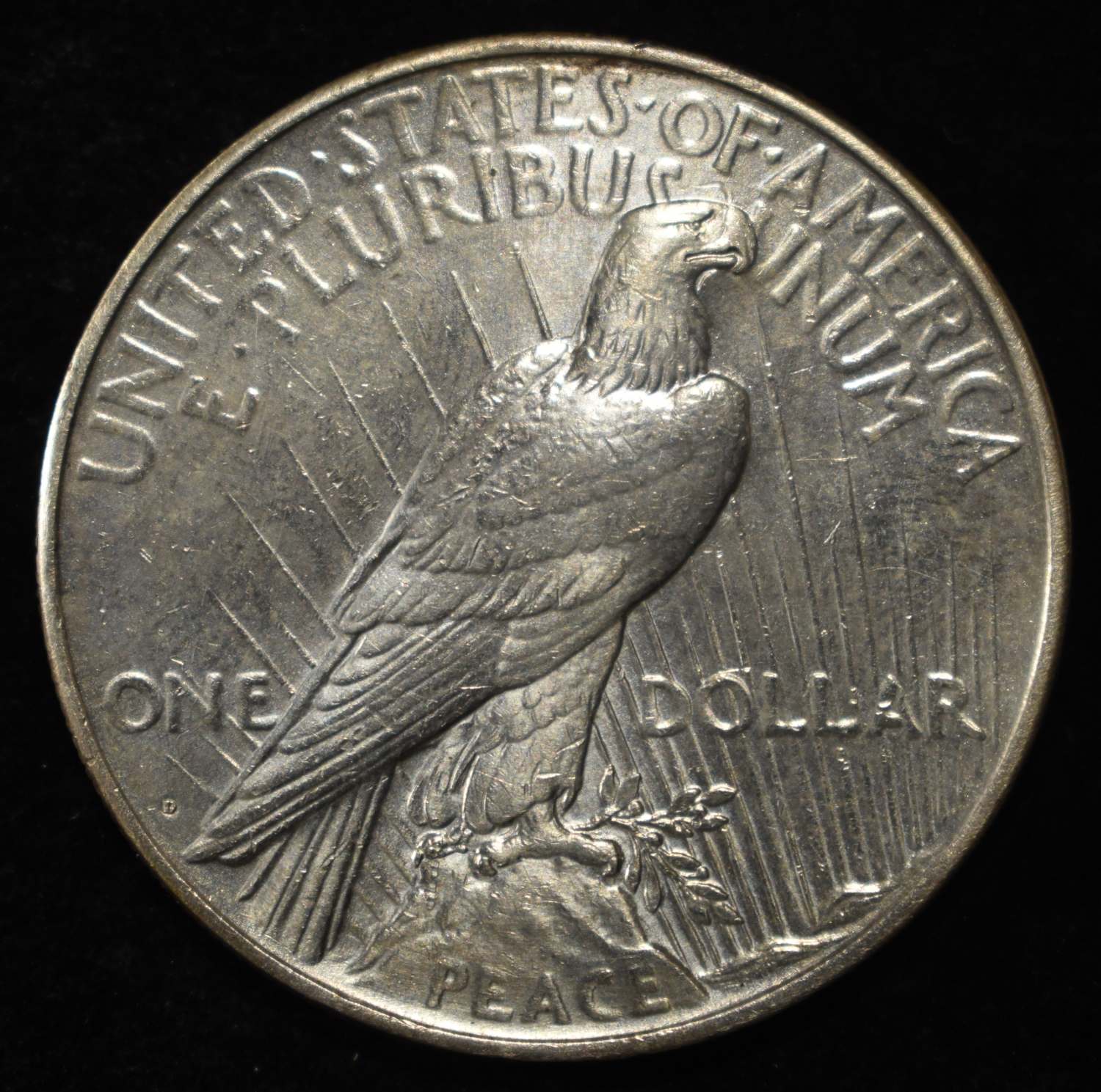 1927-D PEACE DOLLAR AU/BU