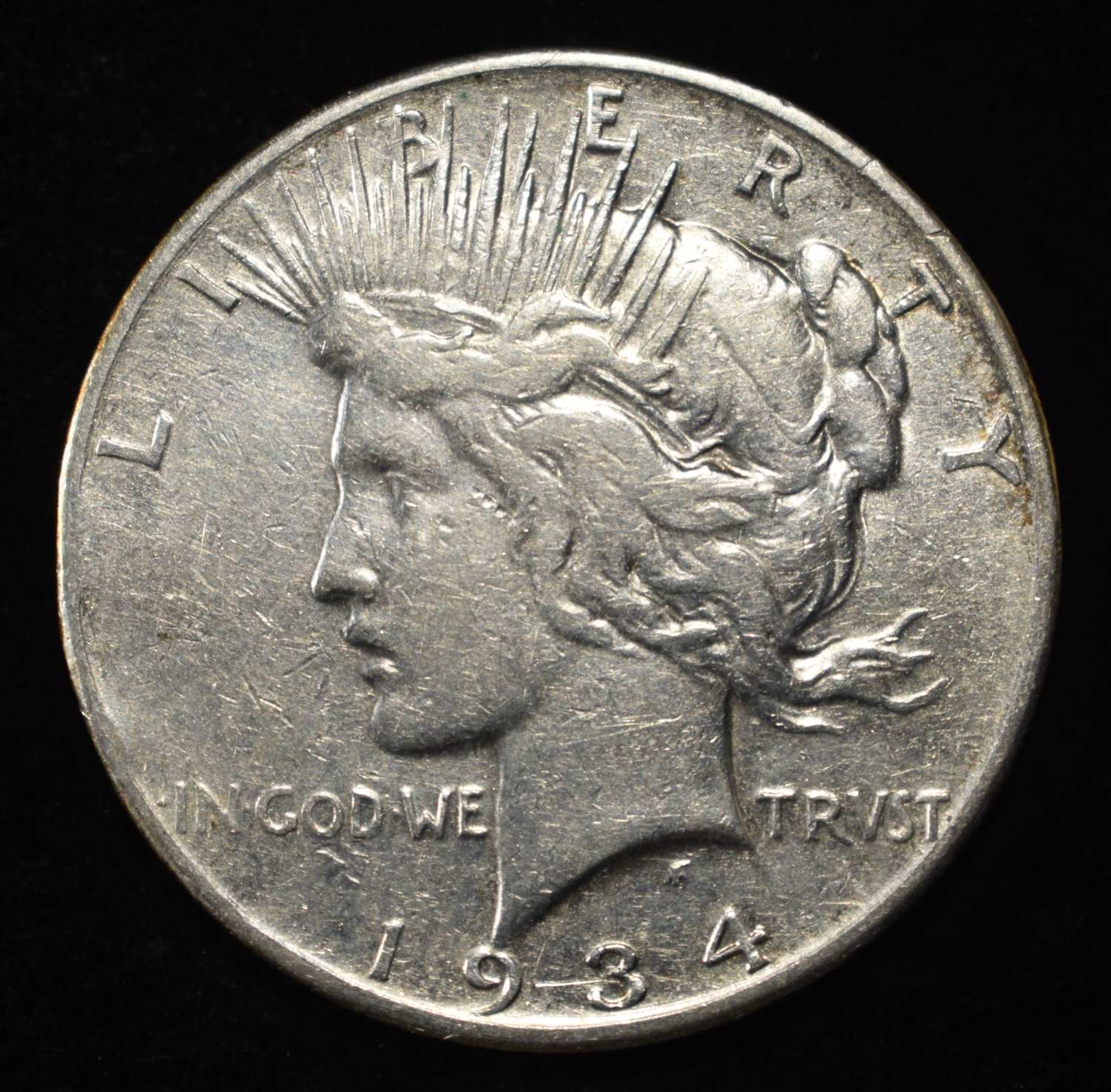 1934-S PEACE DOLLAR XF