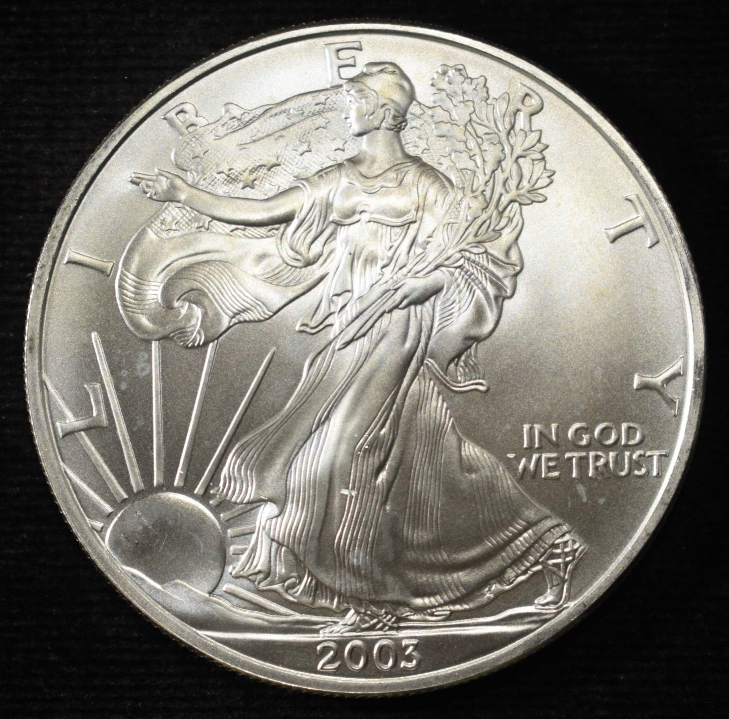 2003 AMERICAN SILVER EAGLE