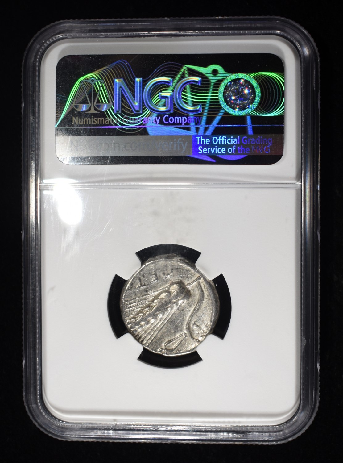 c.330-280 BC LUCANIA, METAPONTUM AR STATER NGC VF