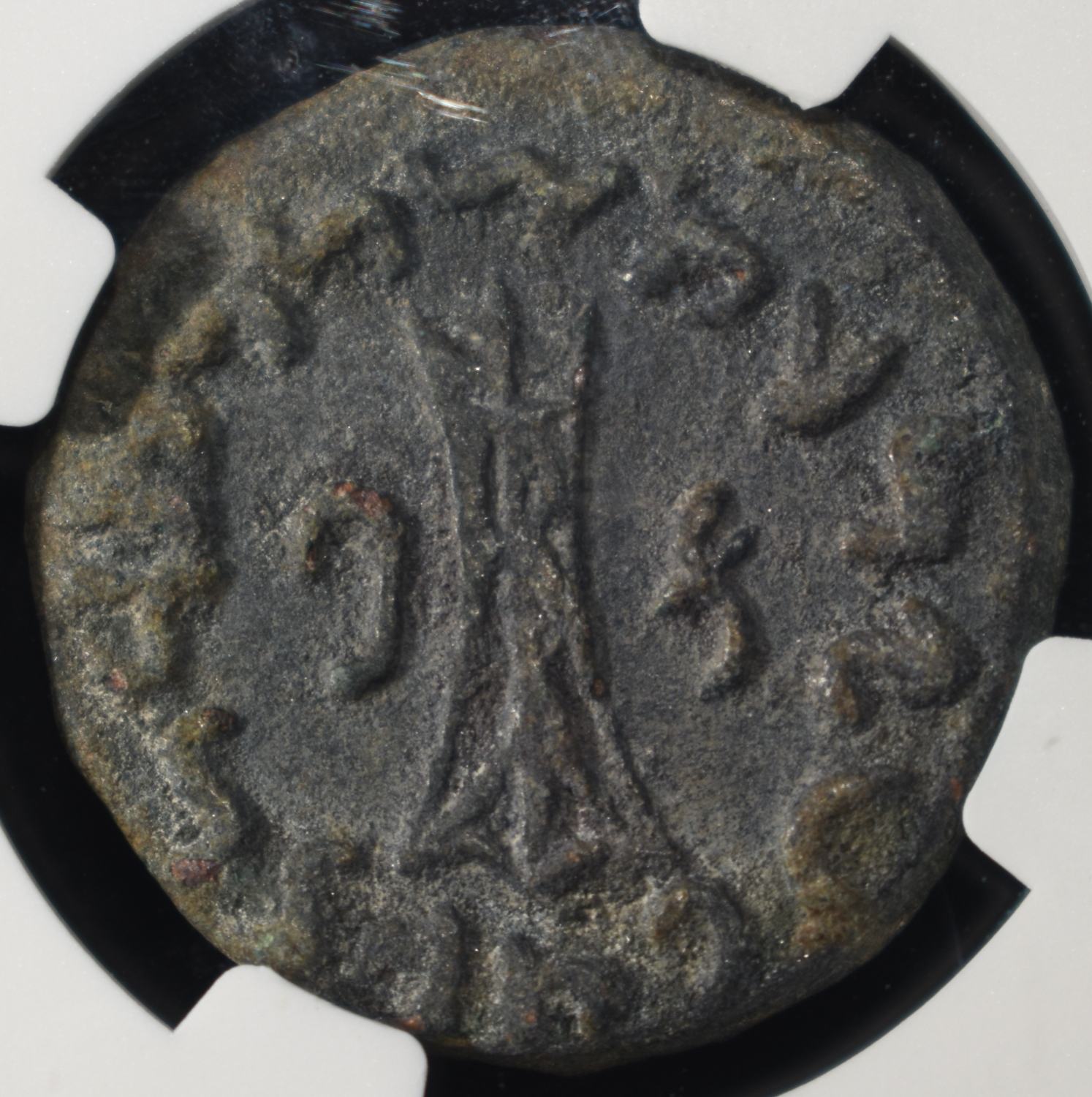 APOLLODOTUS II, c.80-65 BC, AE28, NGC VF