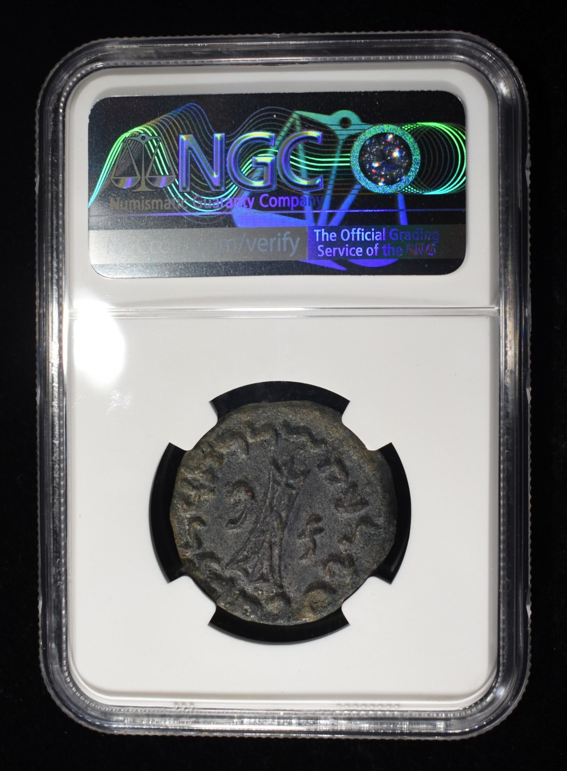 APOLLODOTUS II, c.80-65 BC, AE28, NGC VF