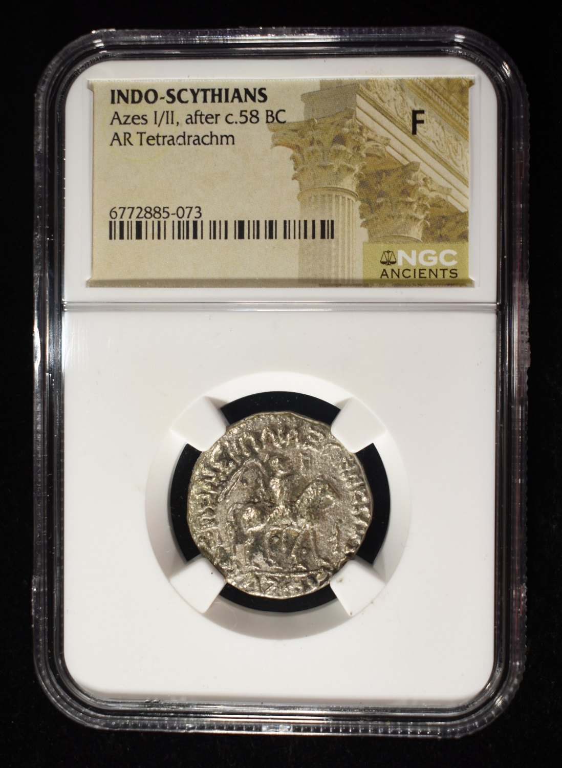 AZES I/II, AFTER c.58 BC NGC F