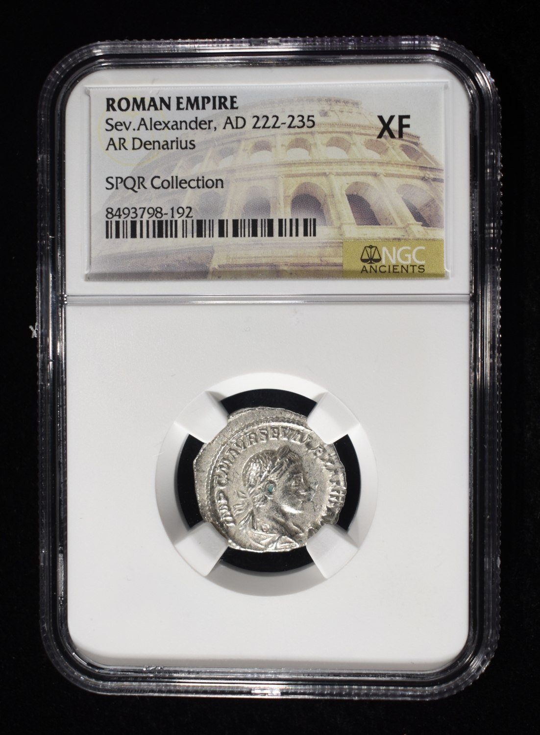 AD 222-235 SEV ALEXANDER ROMAN EMPIRE NGC XF