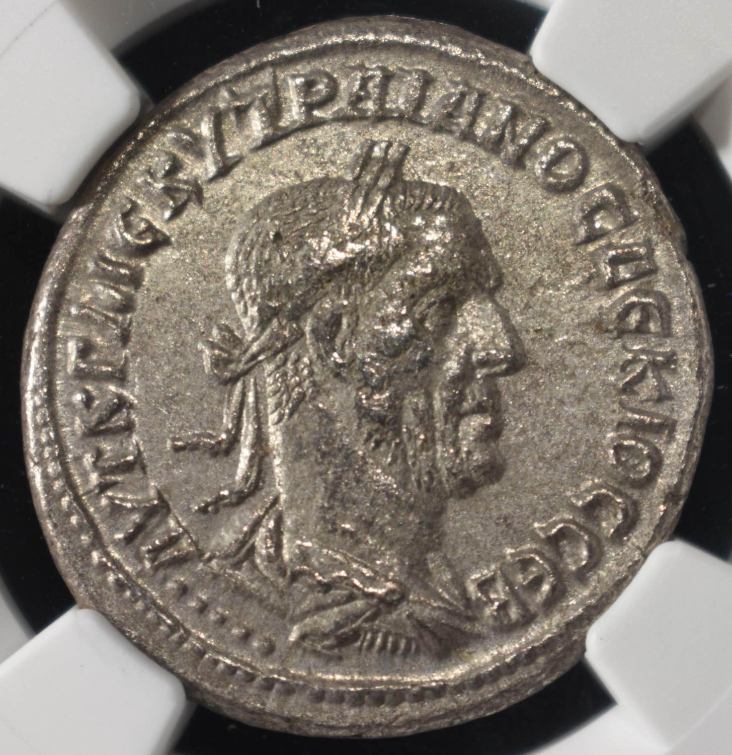 AD 249-251 TRAJAN DECIUS BI TETRADRACHM NGC XF