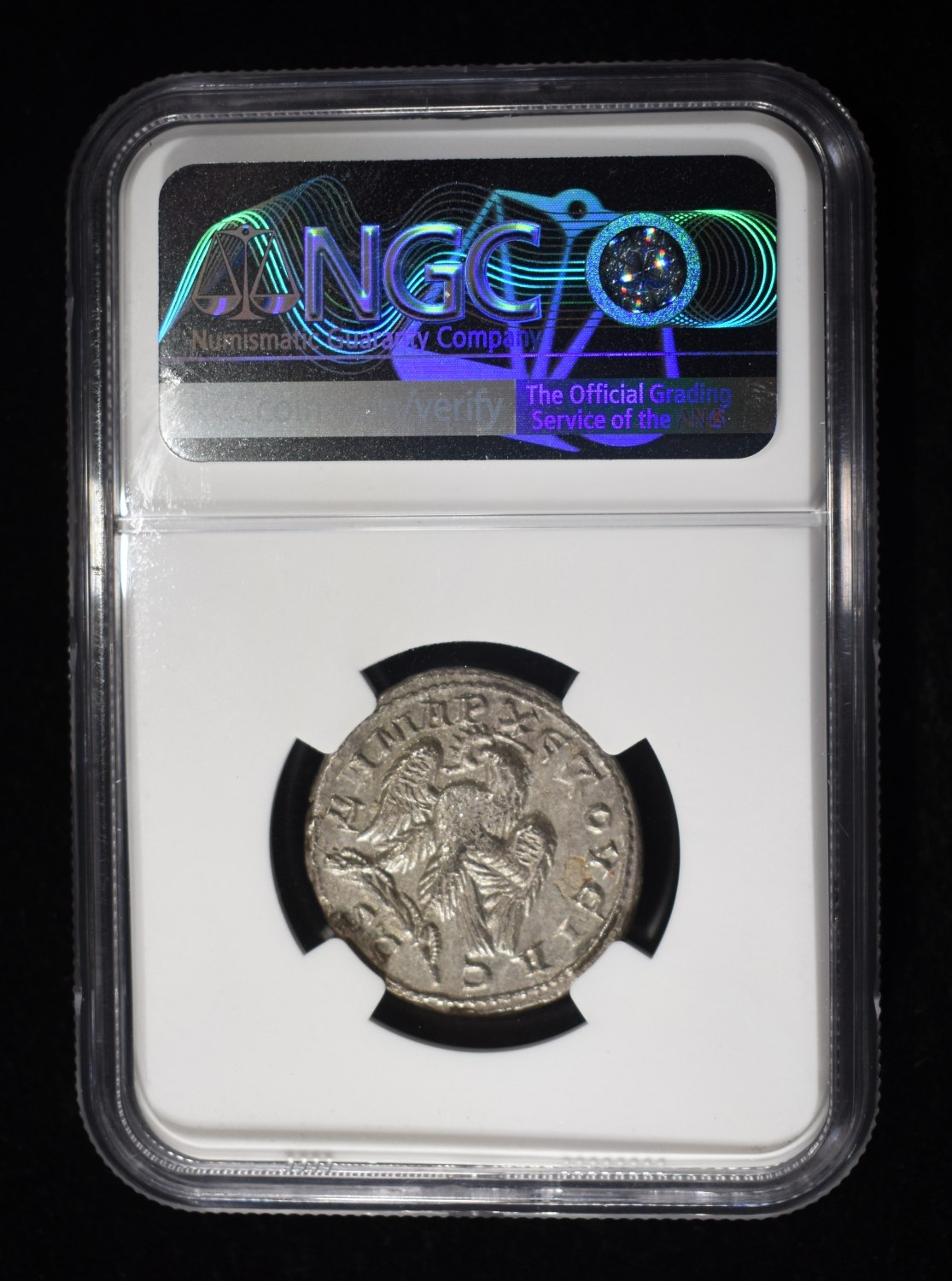 AD 249-251 TRAJAN DECIUS BI TETRADRACHM NGC XF