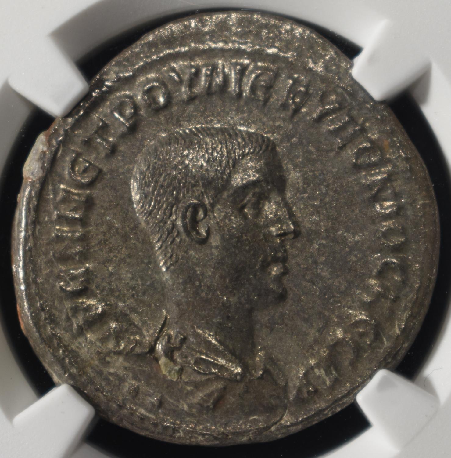 AD 251 HERENNIUS ETRUSCUS NGC CH XF