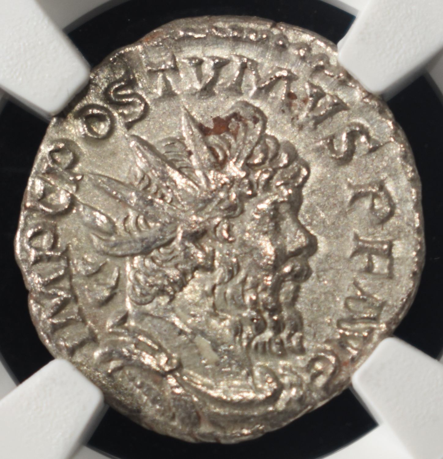 AD 260-269 POSTUMUS BI DOUBLE-DENARIUS NGC AU