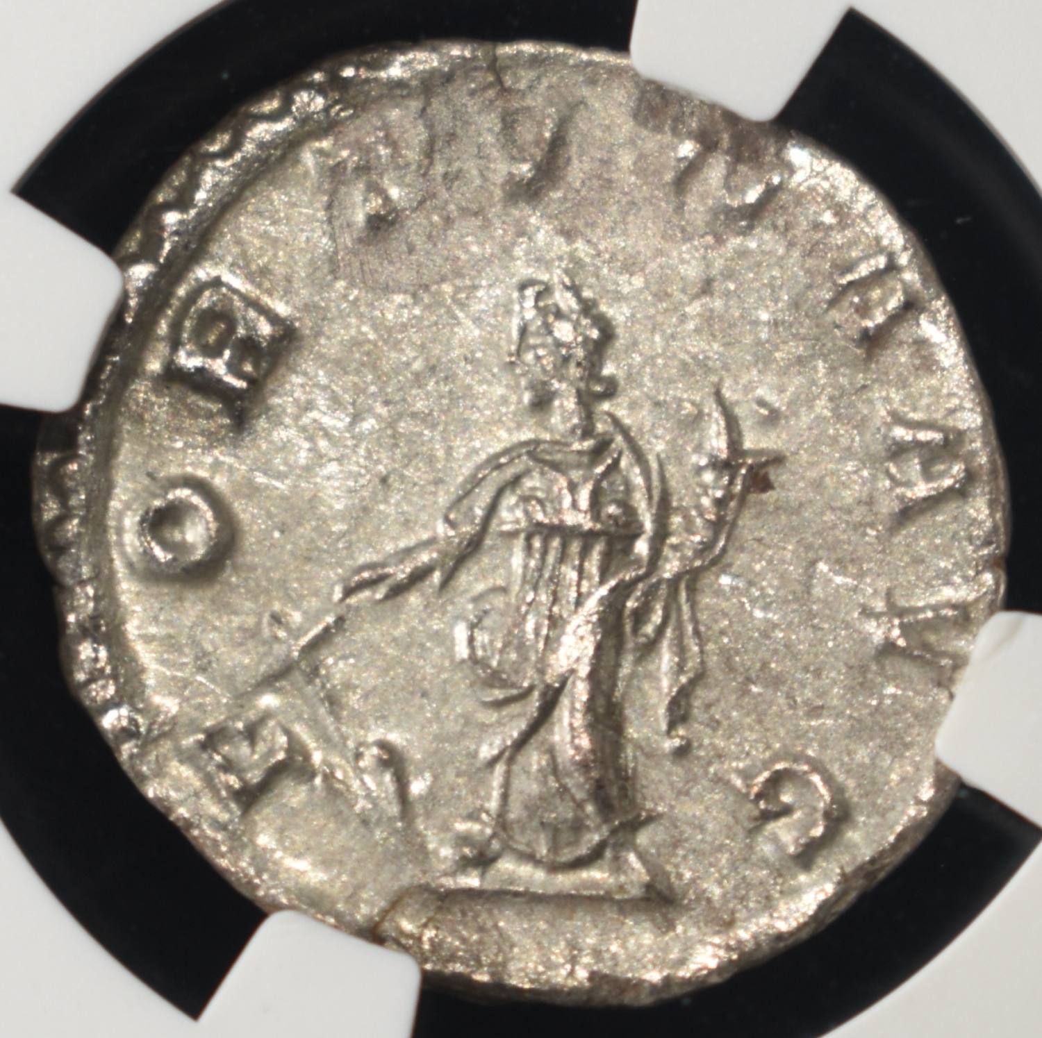 AD 260-269 POSTUMUS BI DOUBLE-DENARIUS NGC AU