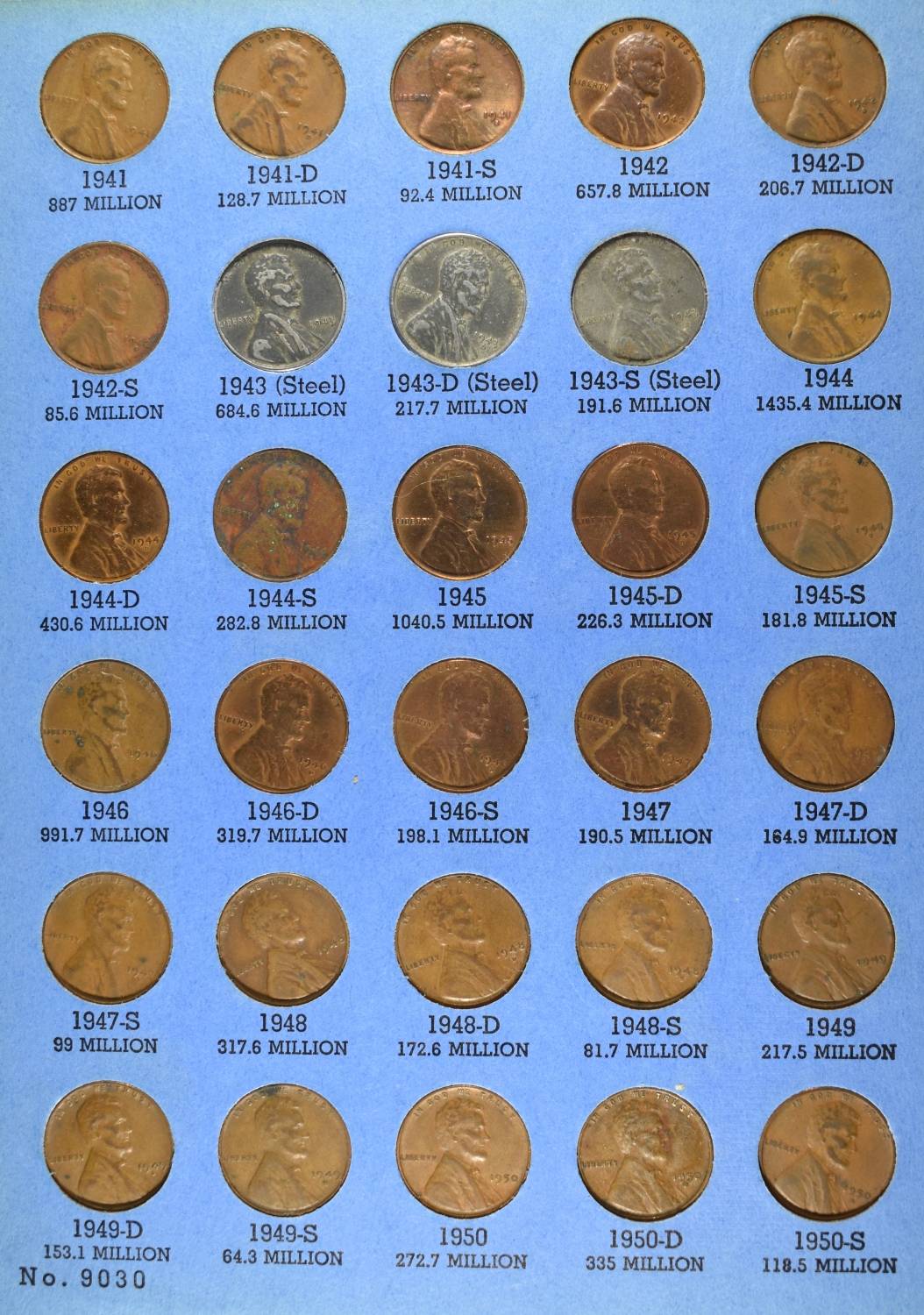 (4) LINCOLN HEAD CENT COLLECTIONS WHITMAN