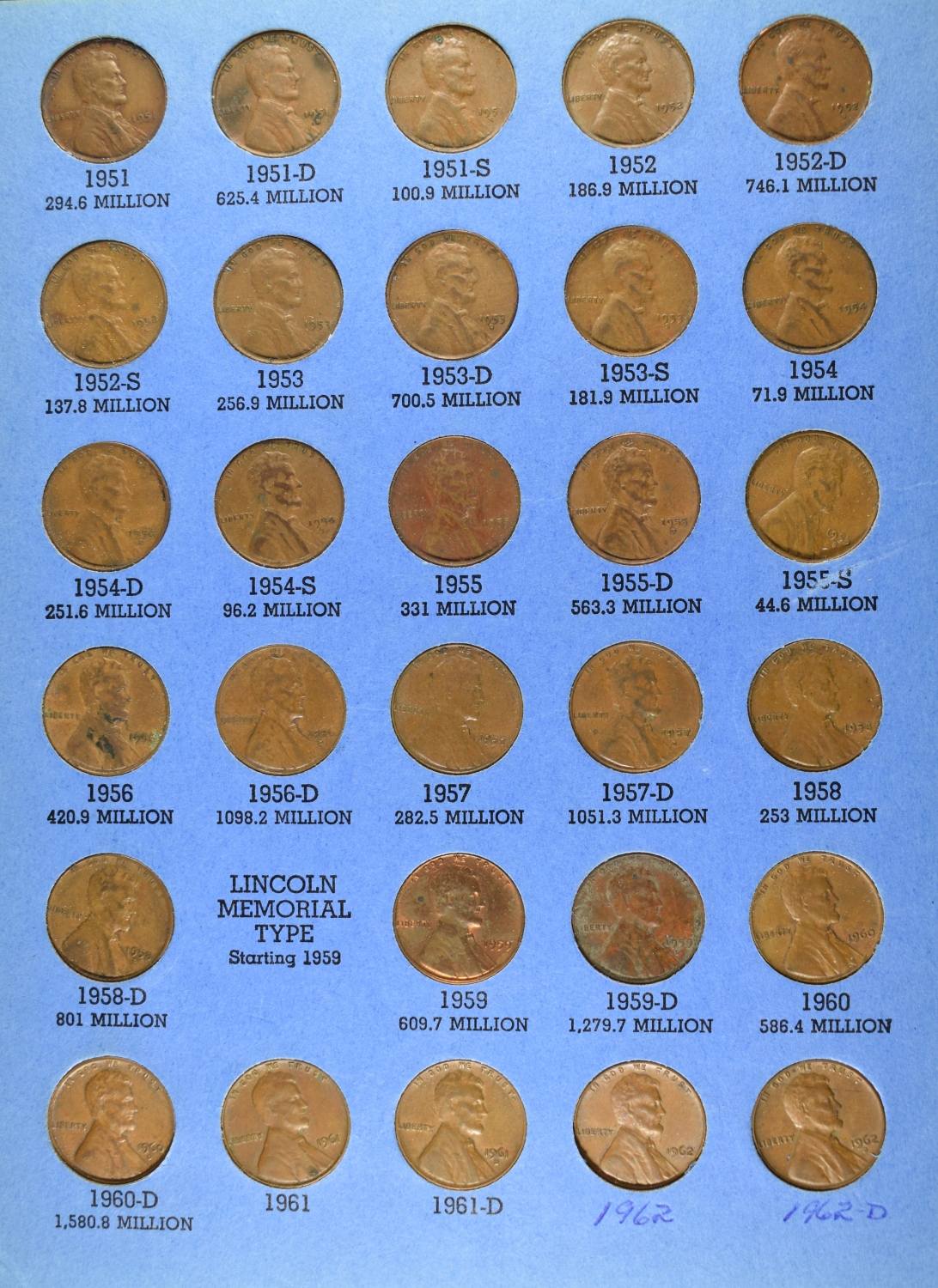 (4) LINCOLN HEAD CENT COLLECTIONS WHITMAN
