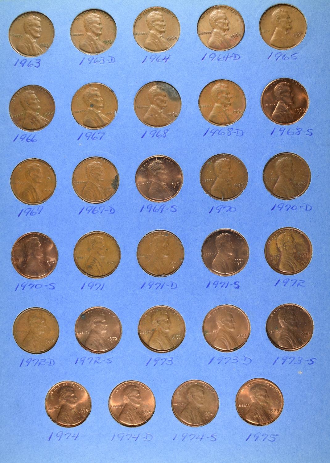 (4) LINCOLN HEAD CENT COLLECTIONS WHITMAN