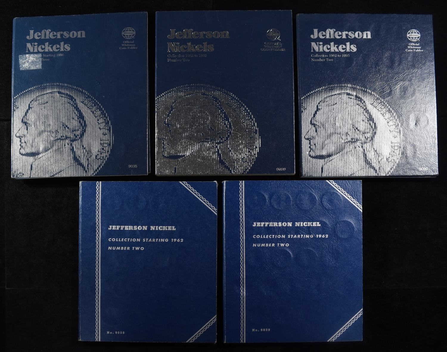 (5) JEFFERSON NICKEL COLLECTIONS