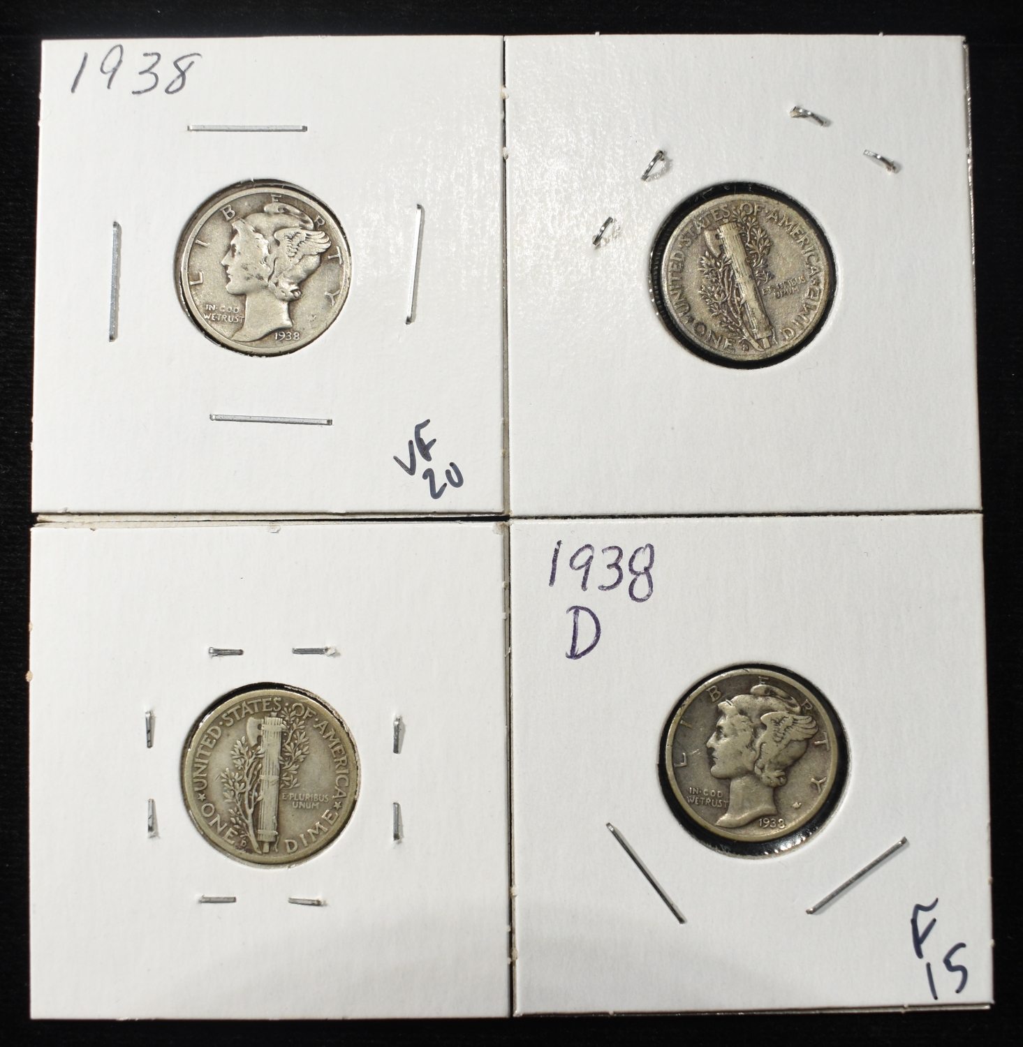 (50) 90% SILVER MERCURY DIMES