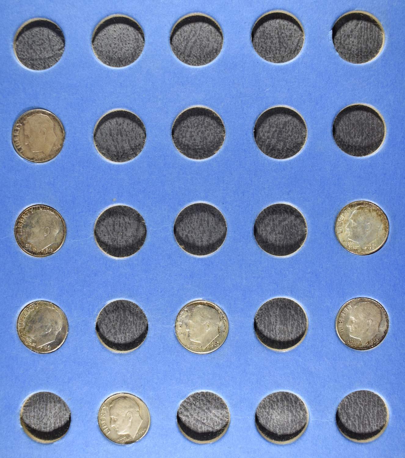 ROOSEVELT DIME COLLECTION WHITMAN
