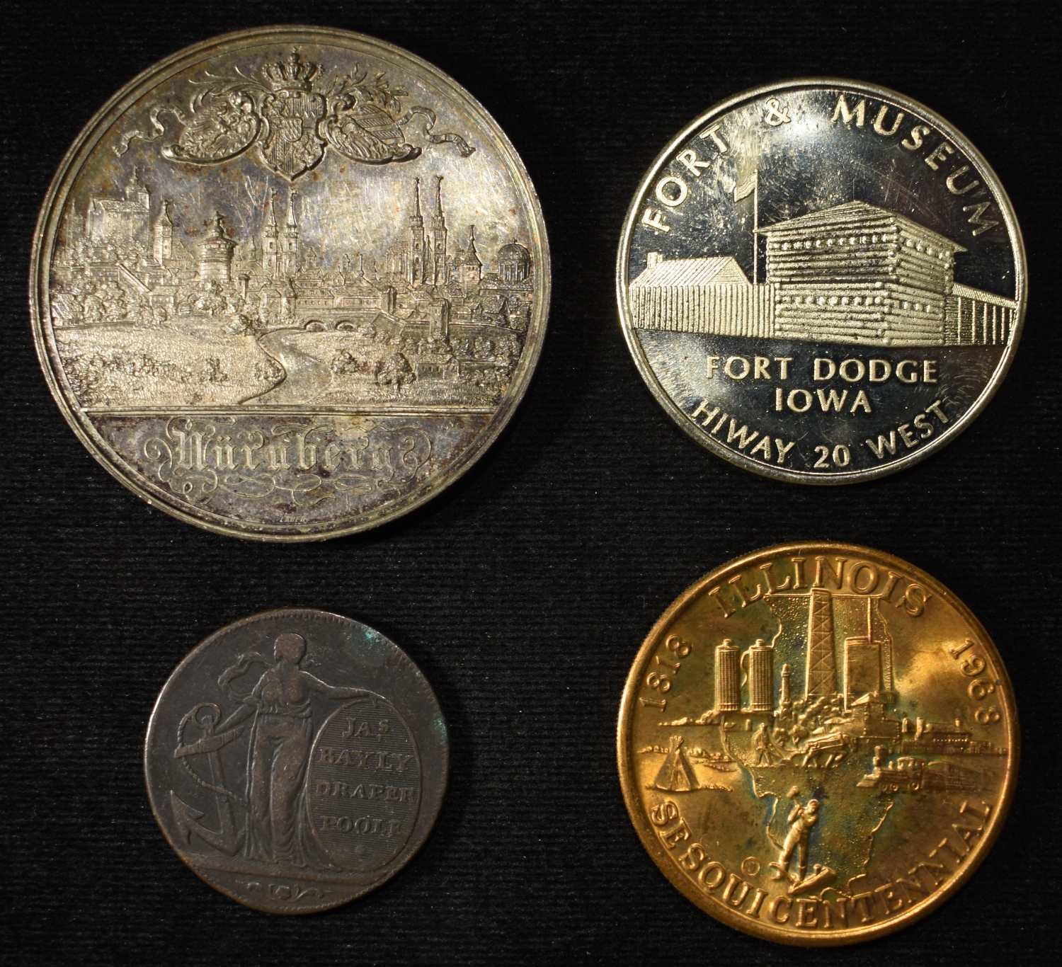 (50) MISC. TOKENS AND MEDALS