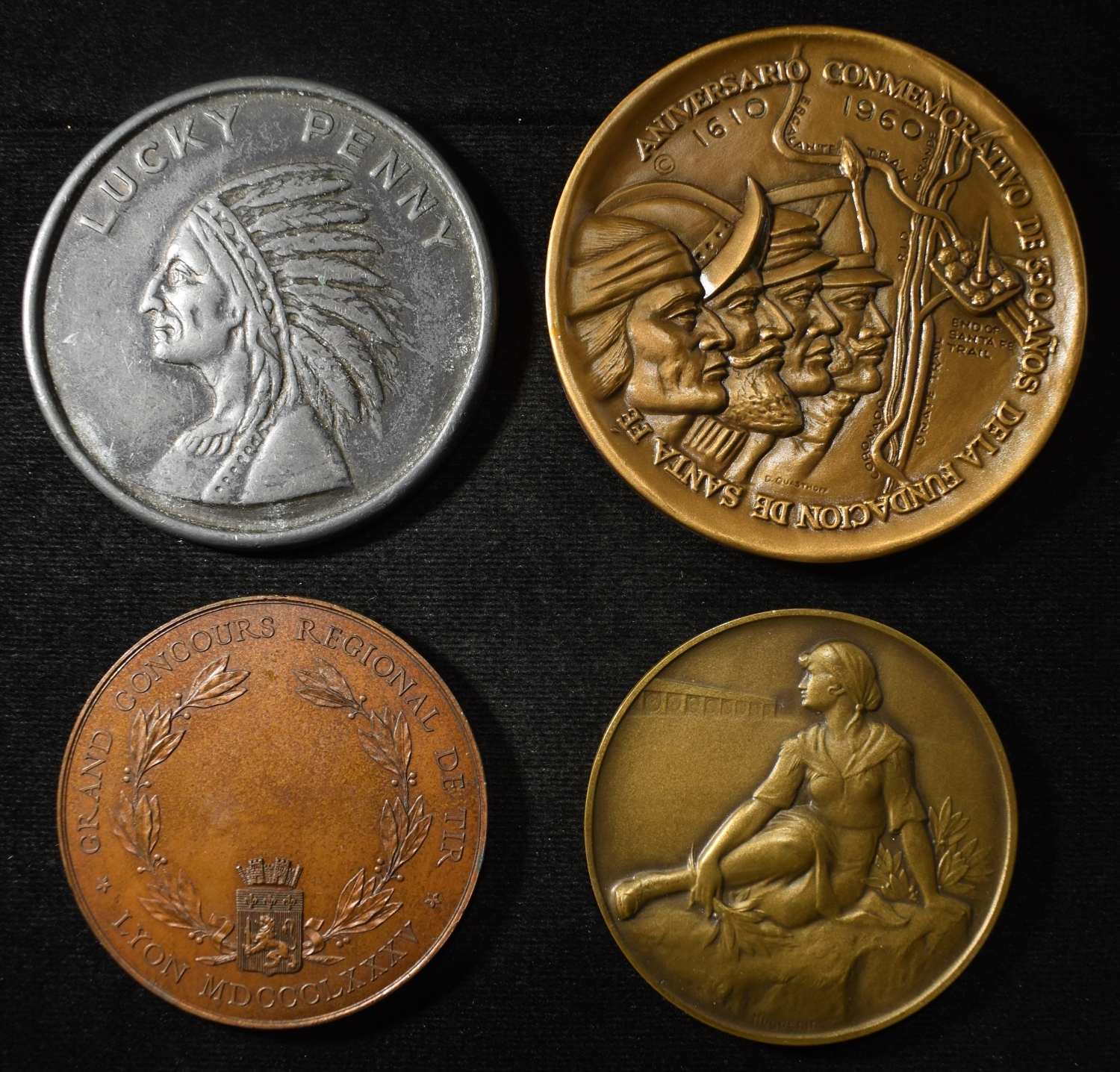 (50) MISC. TOKENS AND MEDALS