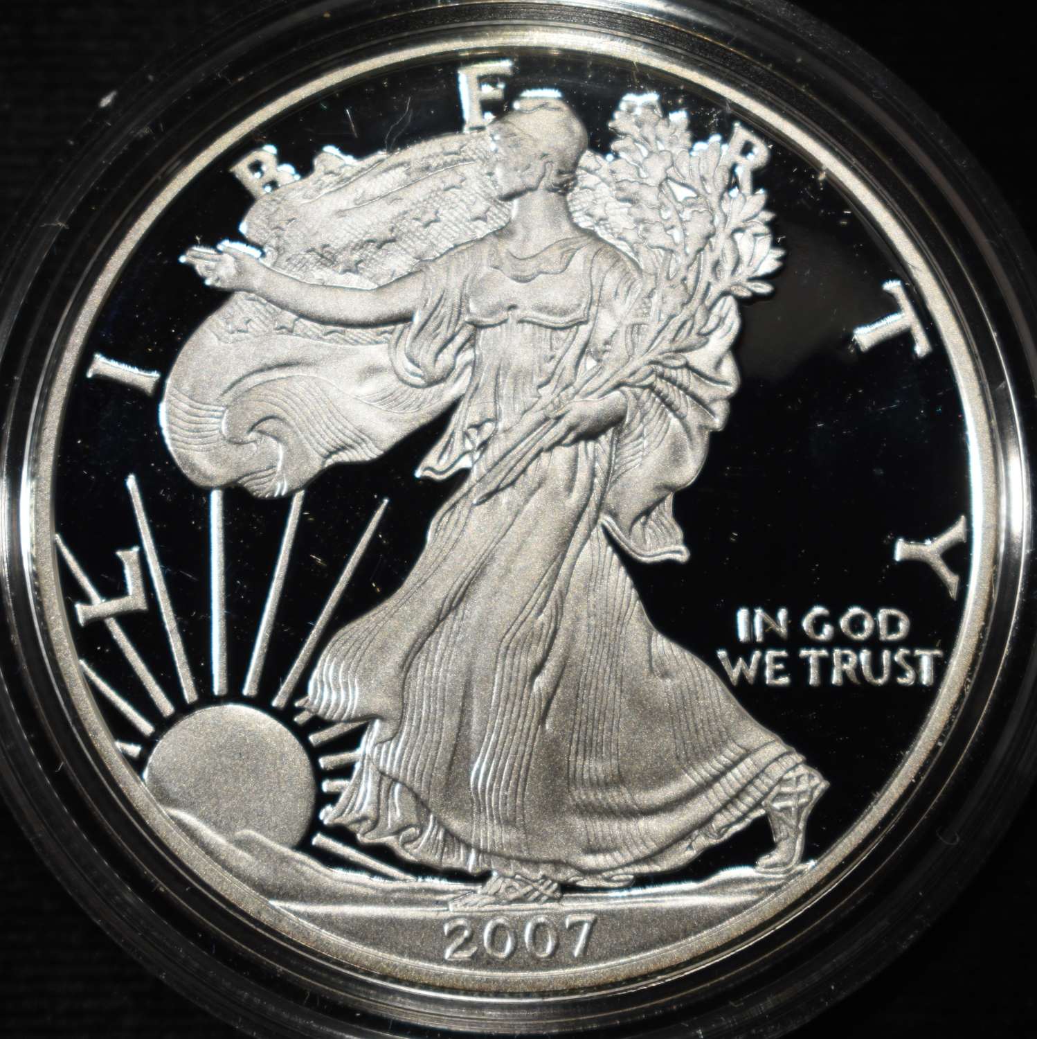 2007-W AMERICAN SILVER EAGLE PROOF